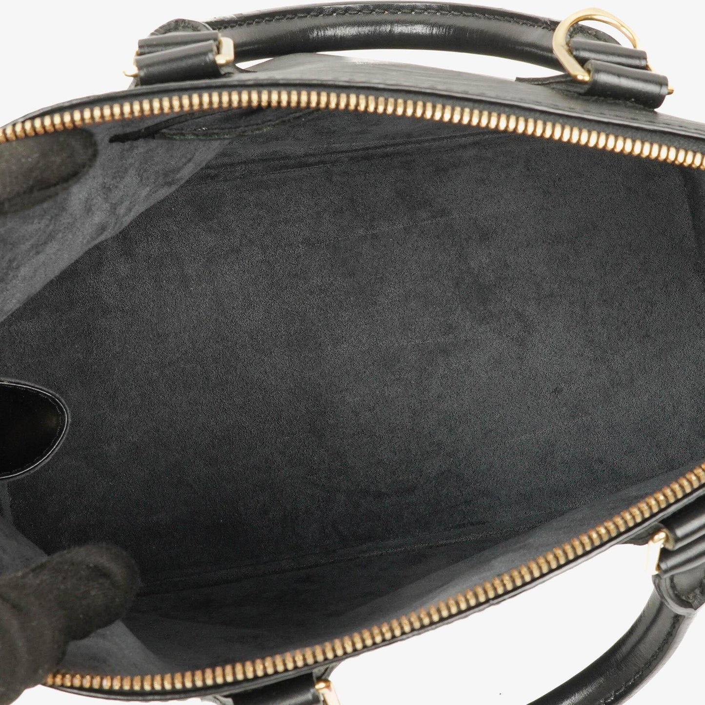 Louis Vuitton Alma PM In Black EPI Leather Handbag