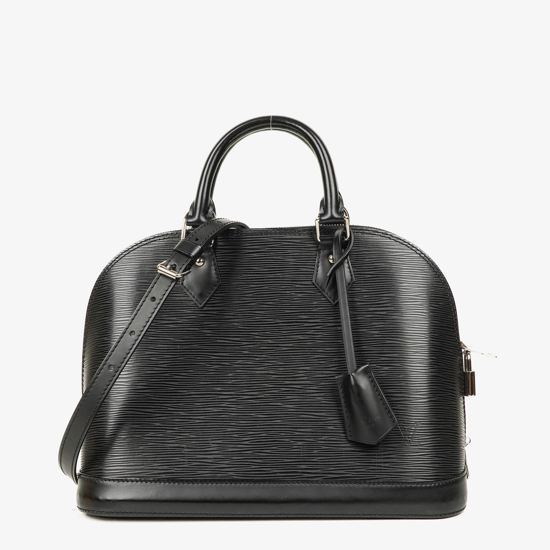 Louis Vuitton Alma PM In Black EPI Leather Handbag