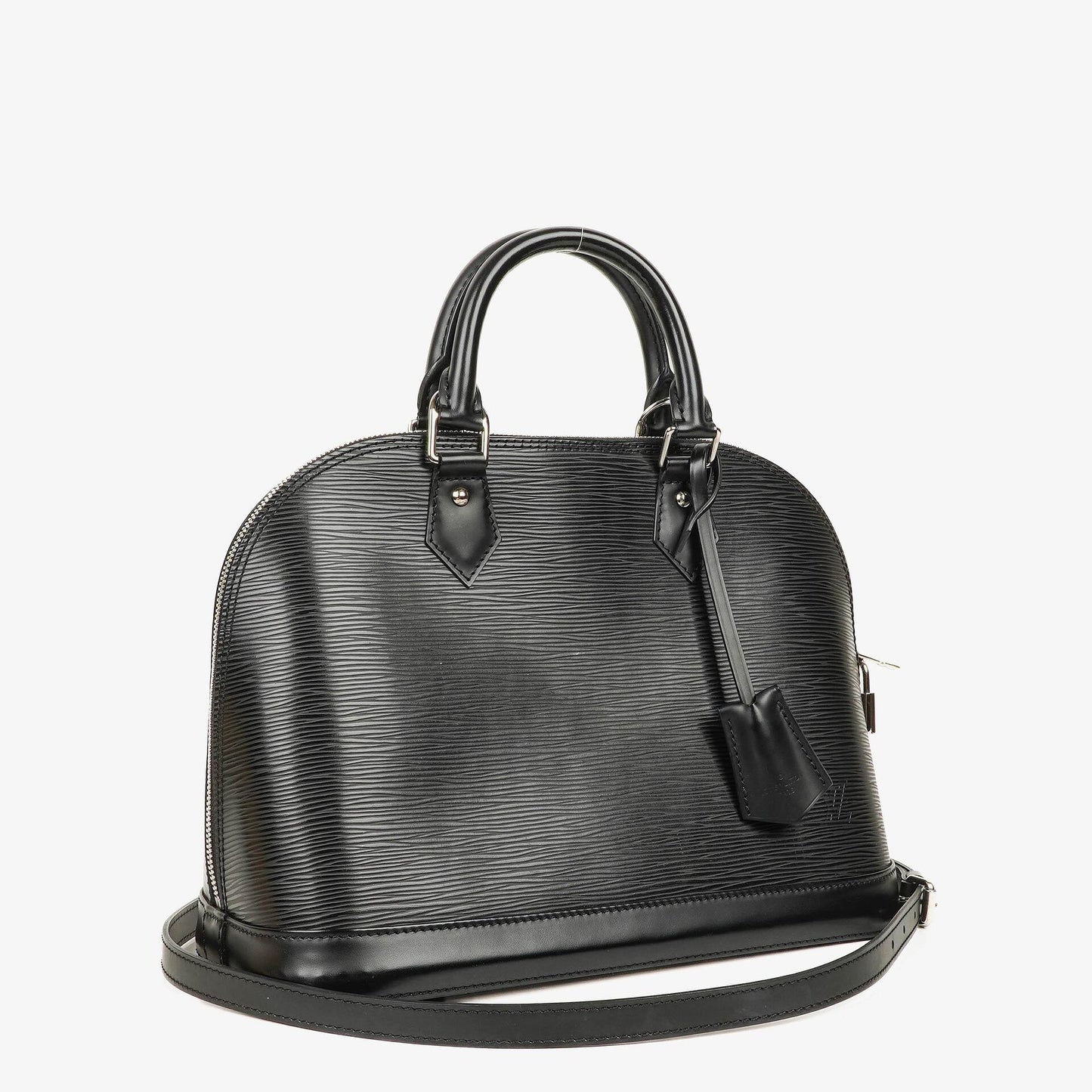 Louis Vuitton Alma PM In Black EPI Leather Handbag