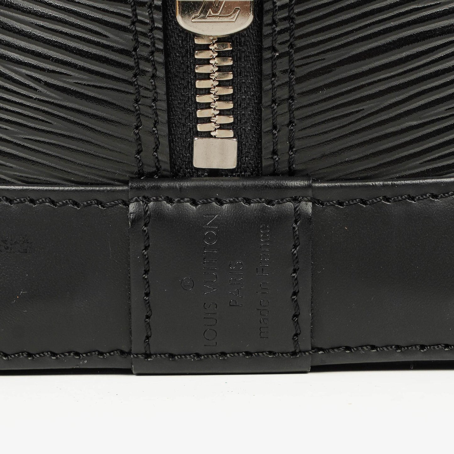 Louis Vuitton Alma PM In Black EPI Leather Handbag