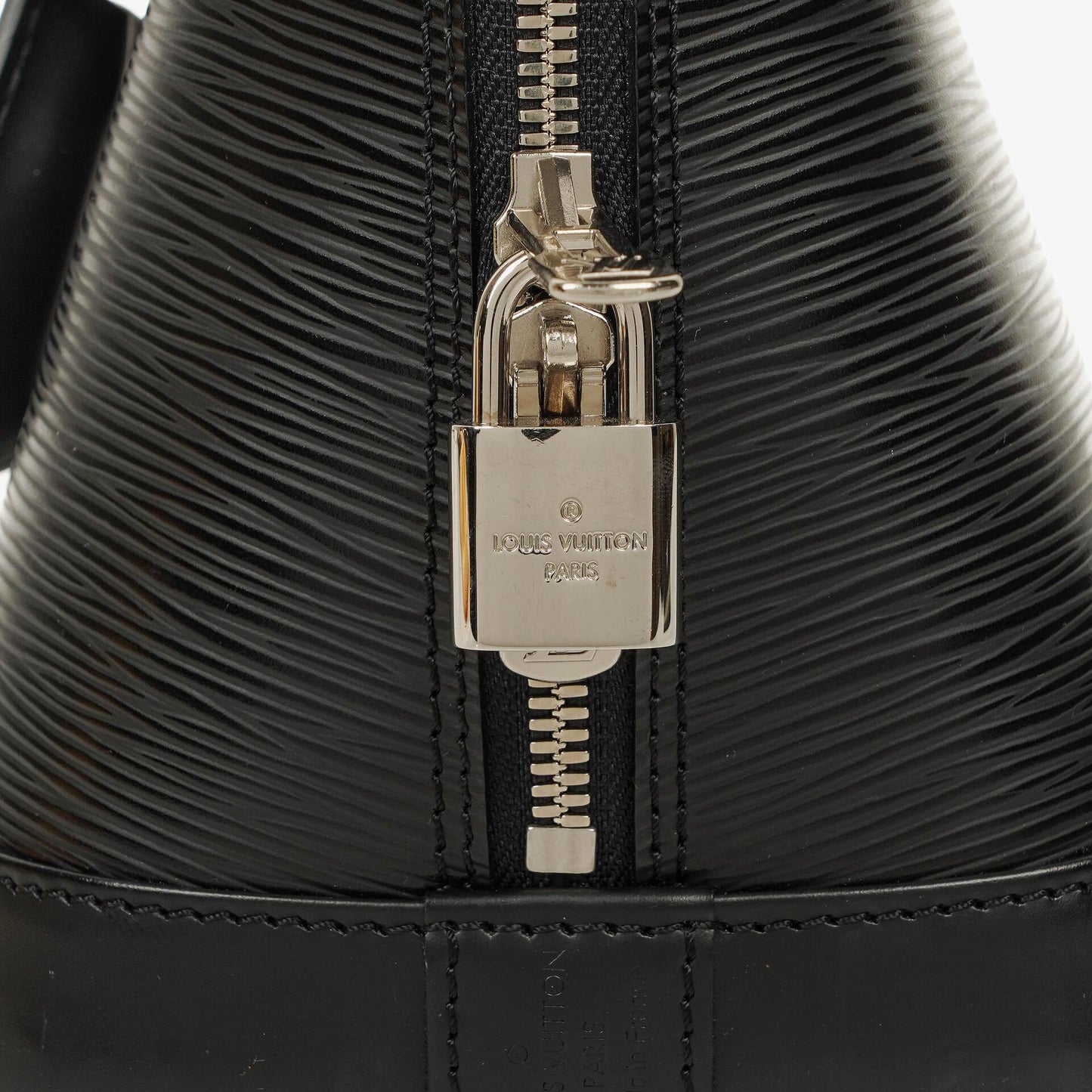 Louis Vuitton Alma PM In Black EPI Leather Handbag