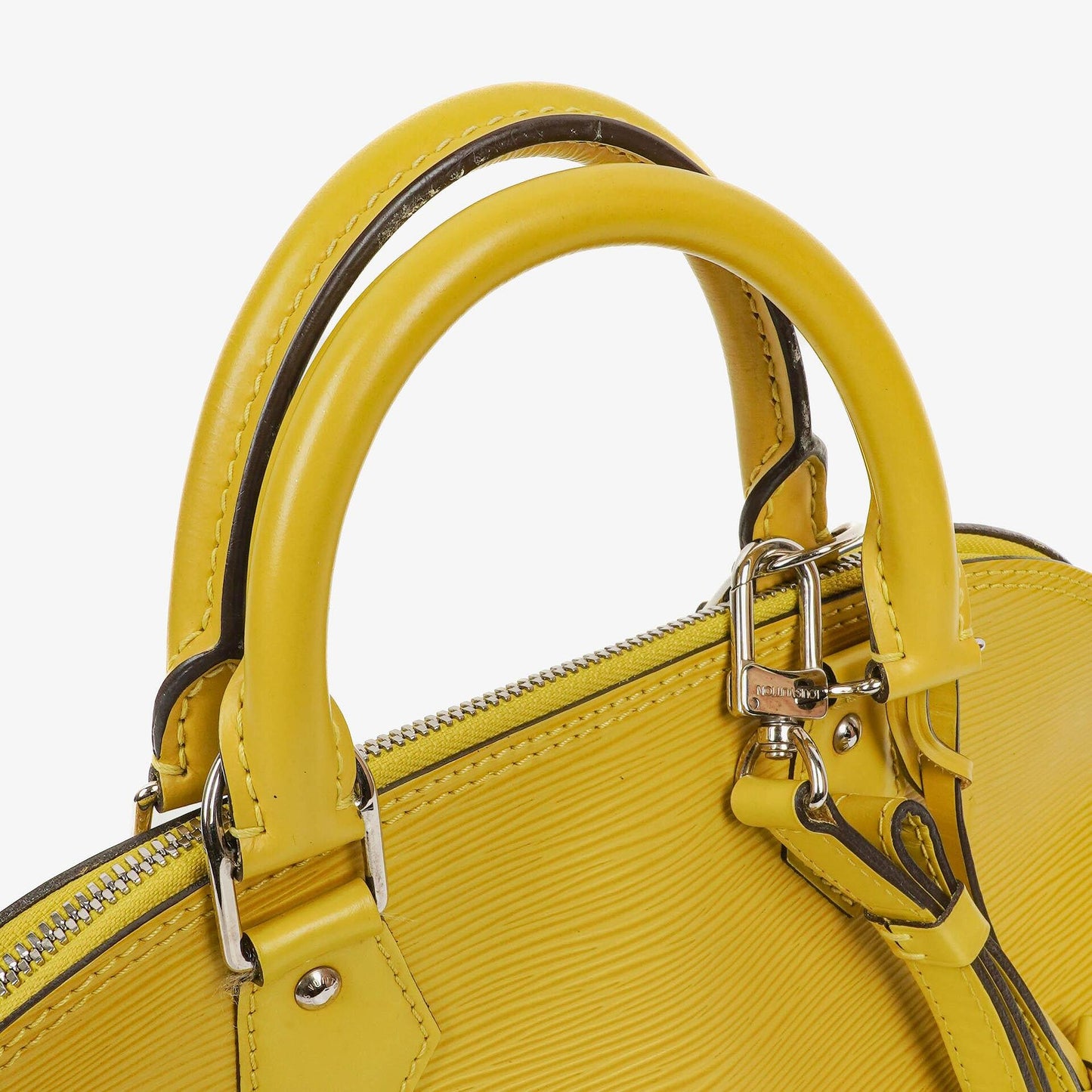 Louis Vuitton Alma PM In Pistache EPI Leather Handbag