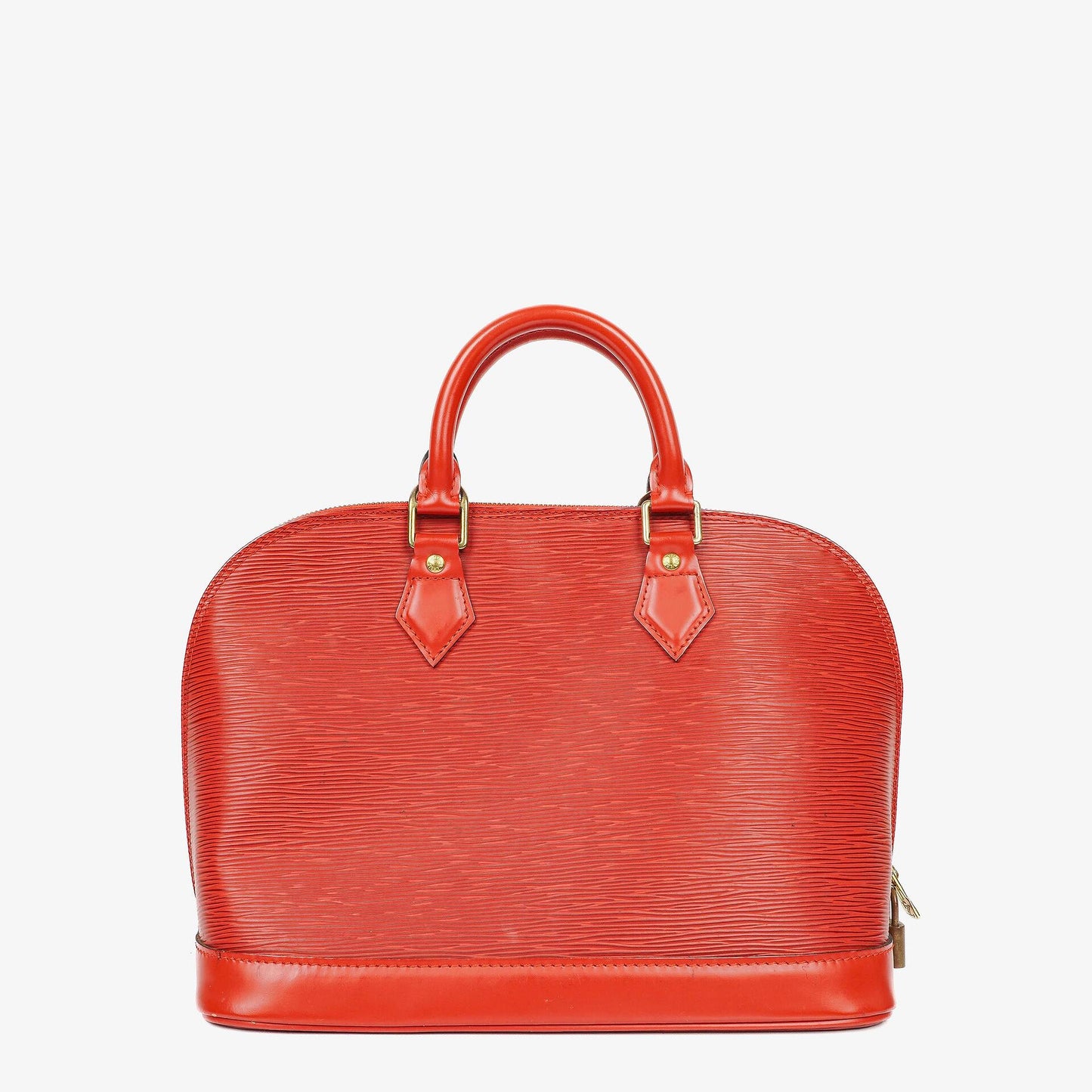 Louis Vuitton Alma PM In Red EPI Leather Handbag