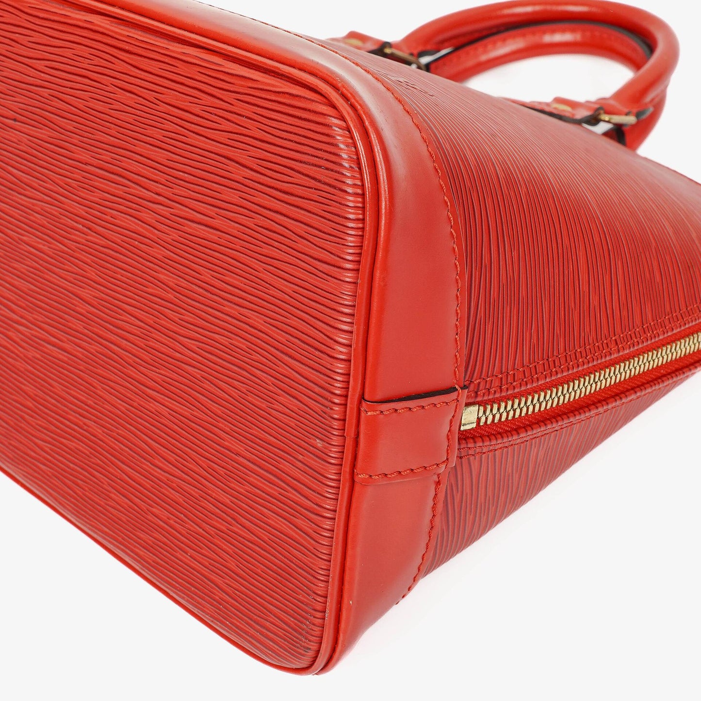 Louis Vuitton Alma PM In Red EPI Leather Handbag