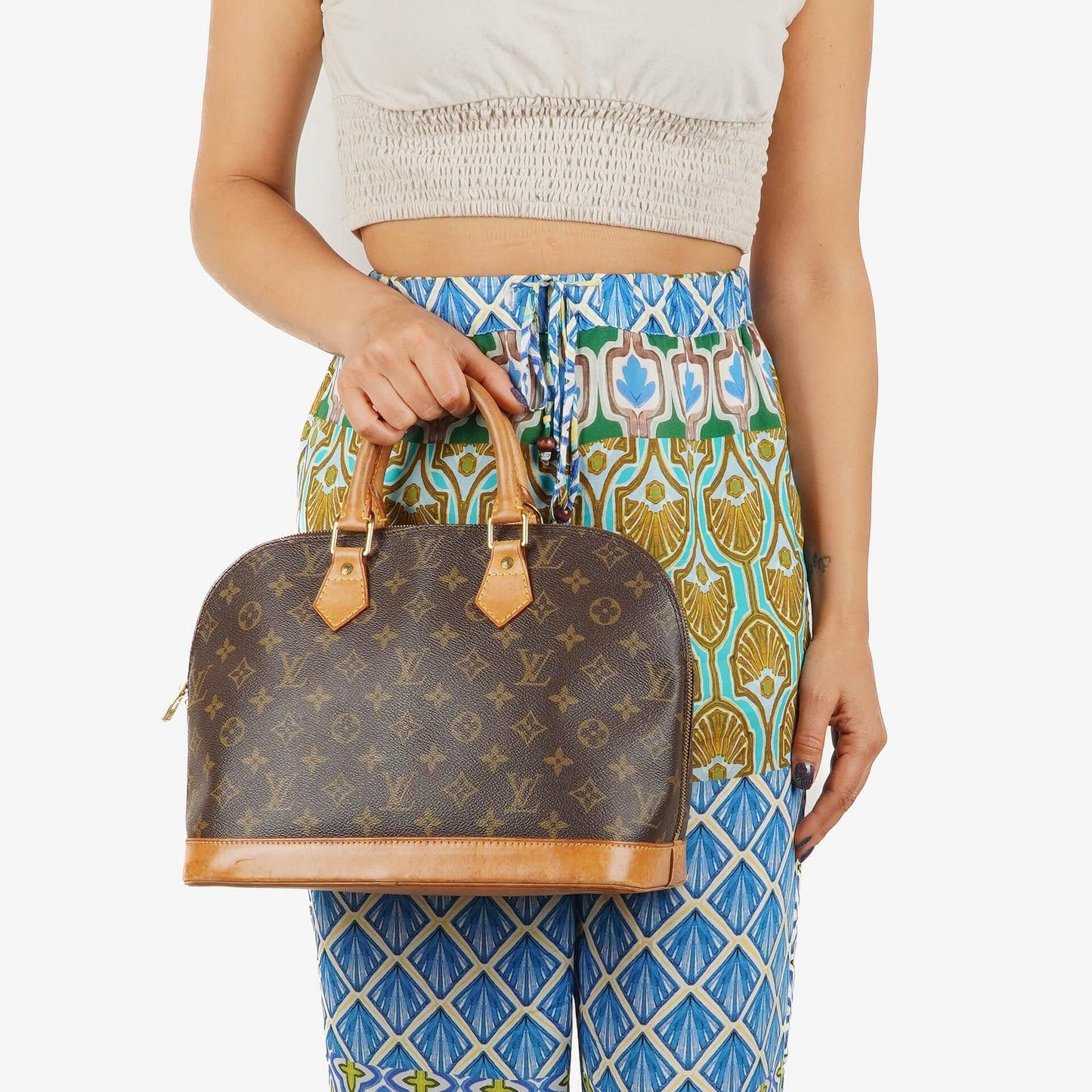 Louis Vuitton Alma PM Monogram Canvas Handbag
