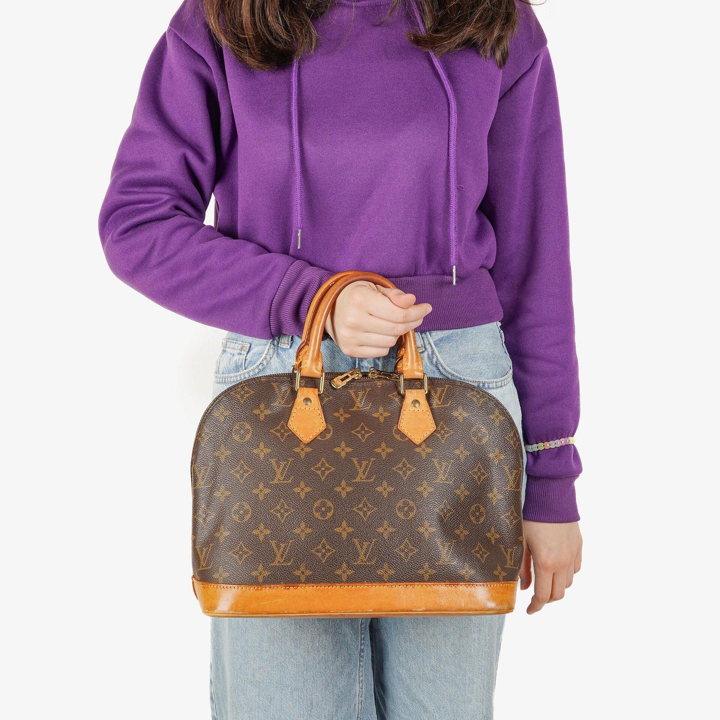 Louis Vuitton Alma PM Monogram Canvas Handbag