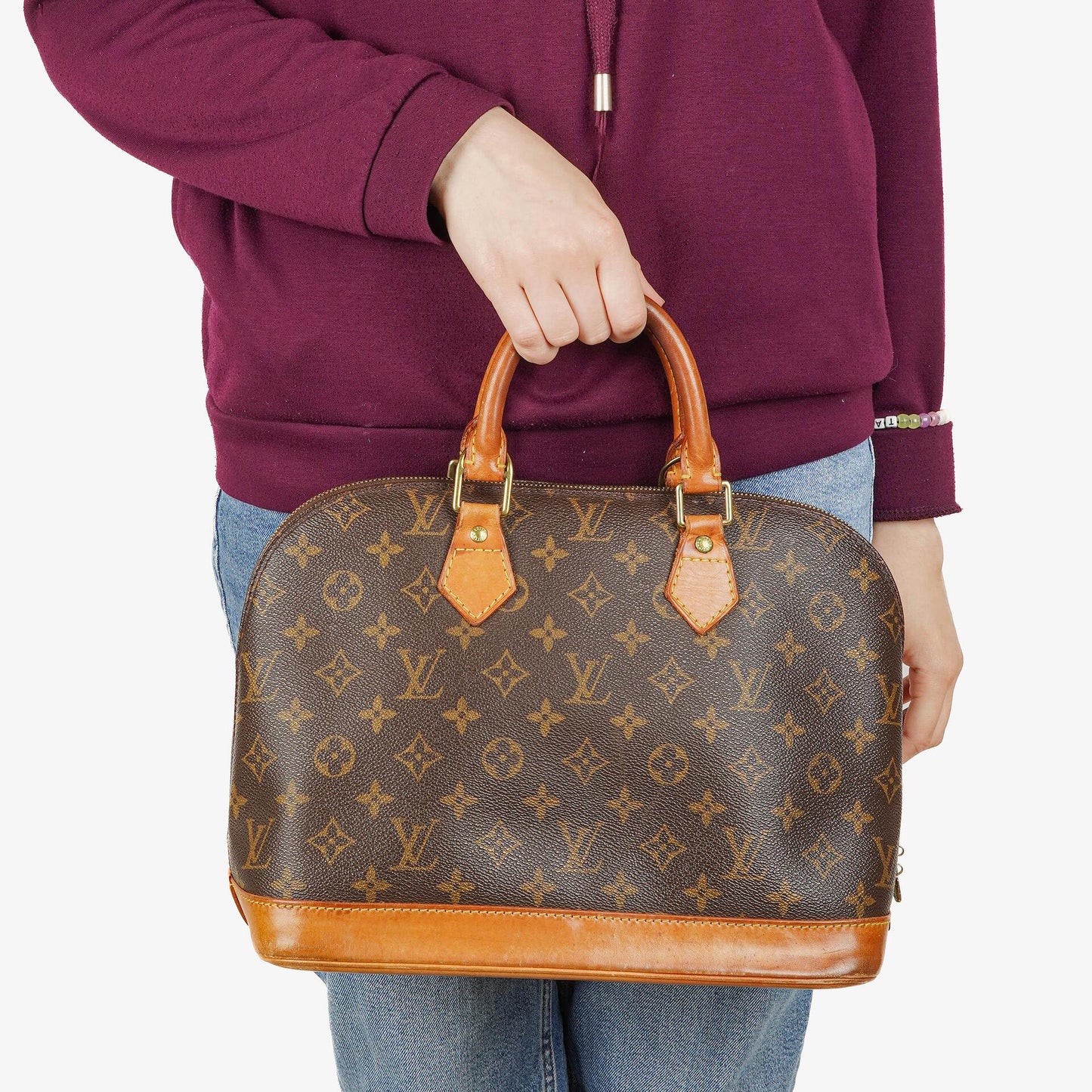 Louis Vuitton Alma PM Monogram Canvas Handbag
