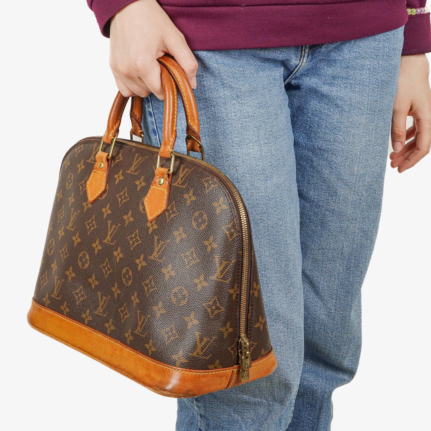 Louis Vuitton Alma PM Monogram Canvas Handbag