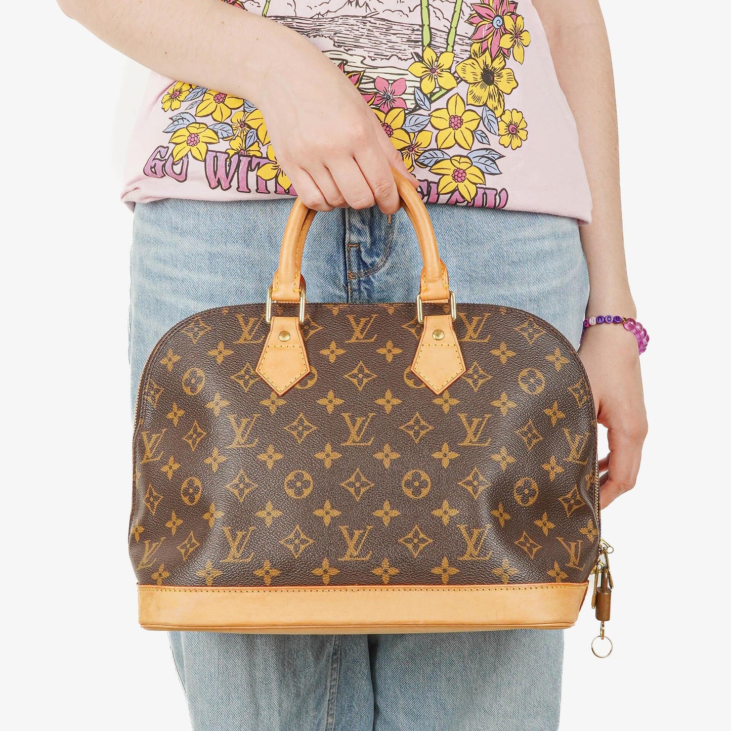 Louis Vuitton Alma PM Monogram Canvas Handbag