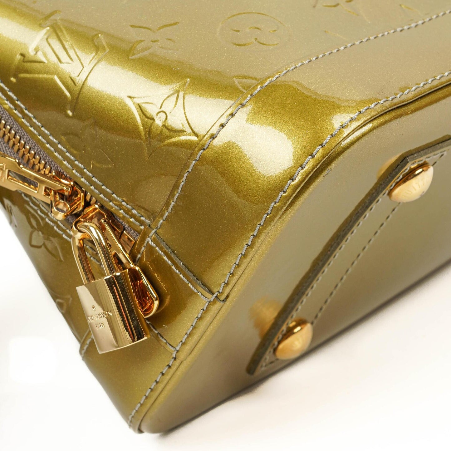 Louis Vuitton Alma PM Monogram Vernis Leather Handbag