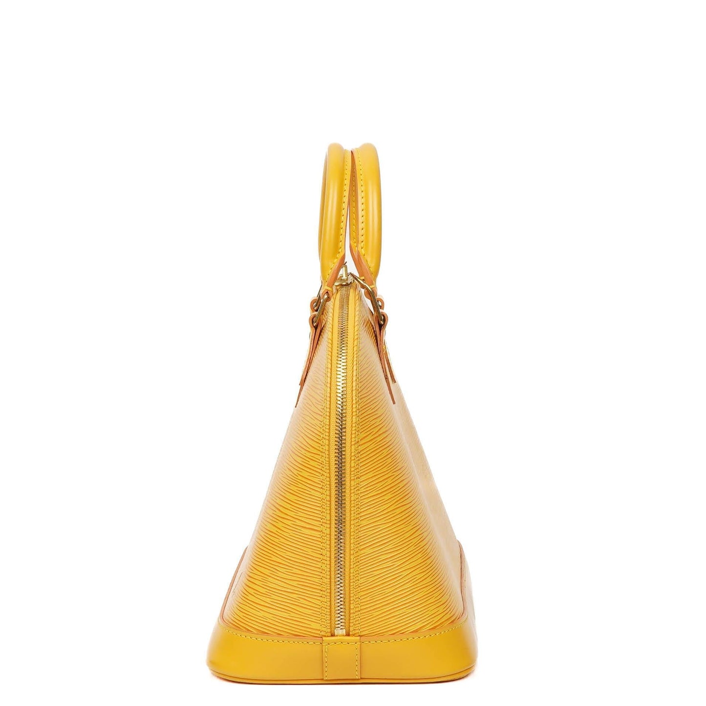 Louis Vuitton Alma PM Yellow EPI Leather Bag