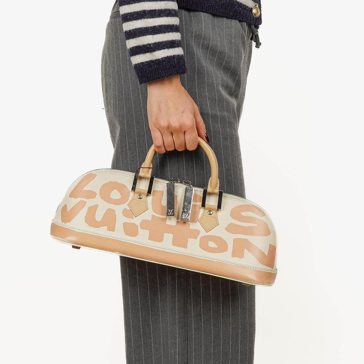 Louis Vuitton Alma Stephen Sprouse Graffiti Leather Horizontal Bag
