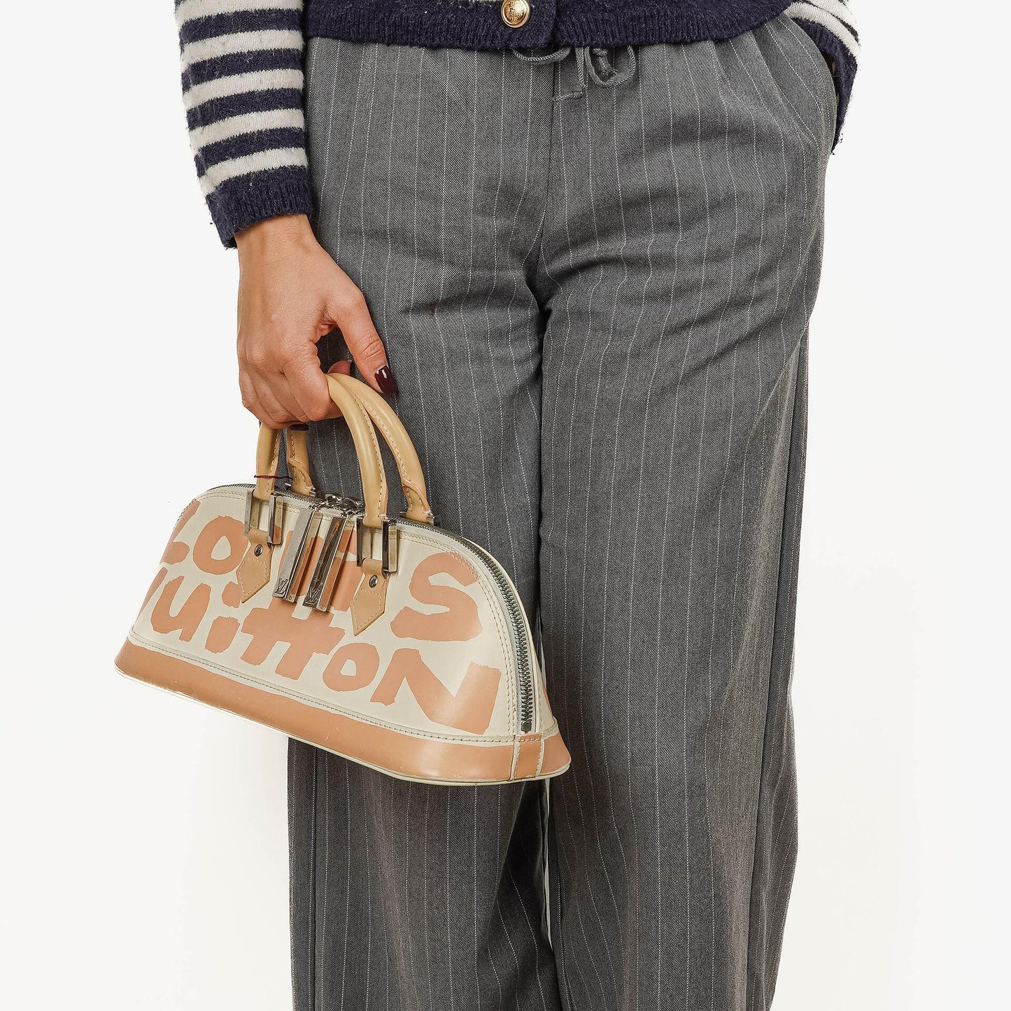 Louis Vuitton Alma Stephen Sprouse Graffiti Leather Horizontal Bag