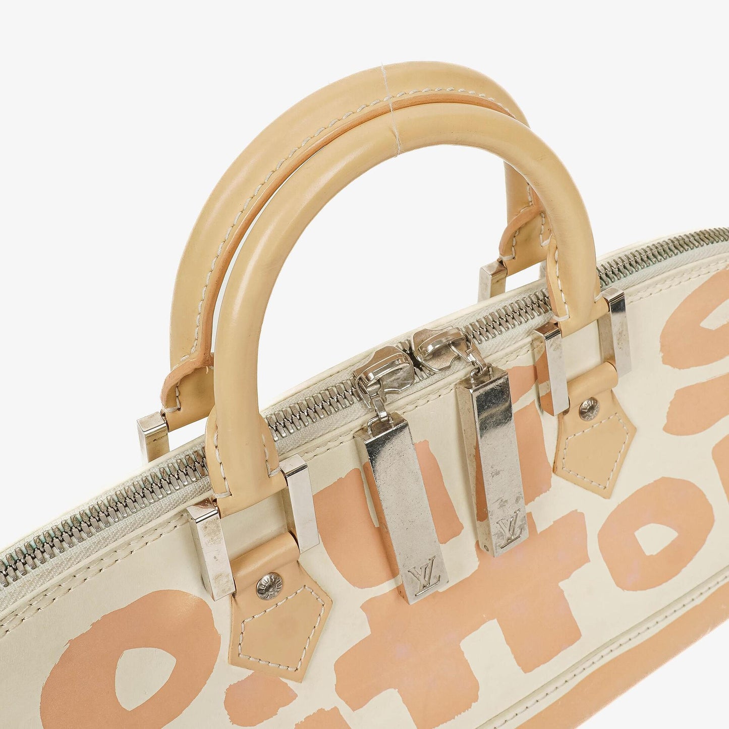 Louis Vuitton Alma Stephen Sprouse Graffiti Leather Horizontal Bag
