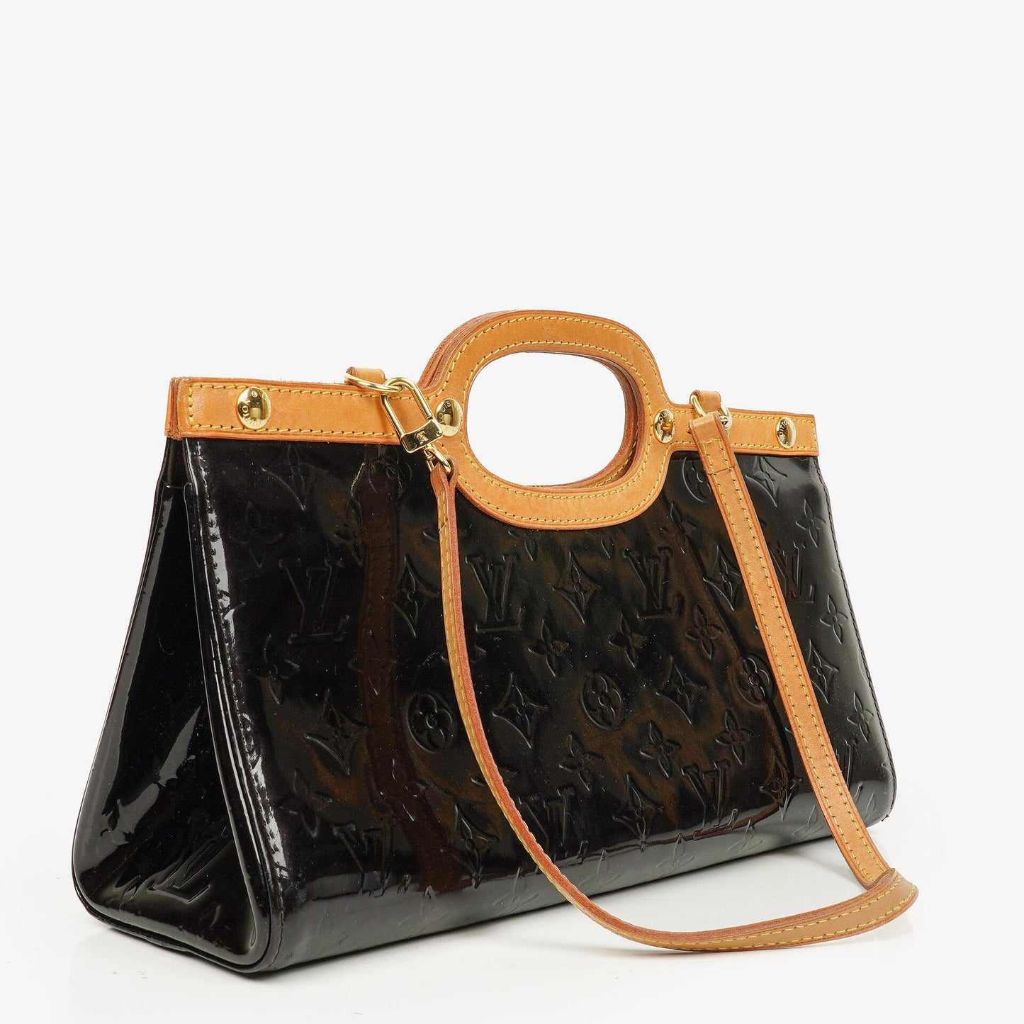 Louis Vuitton Amarante Monogram Vernis Roxbury Drive Bag