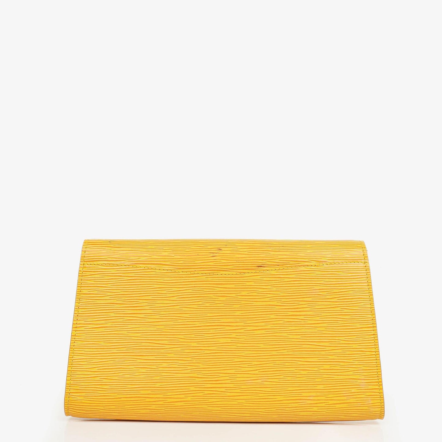 Louis Vuitton Art-Deco Yellow EPI Leather Clutch Bag