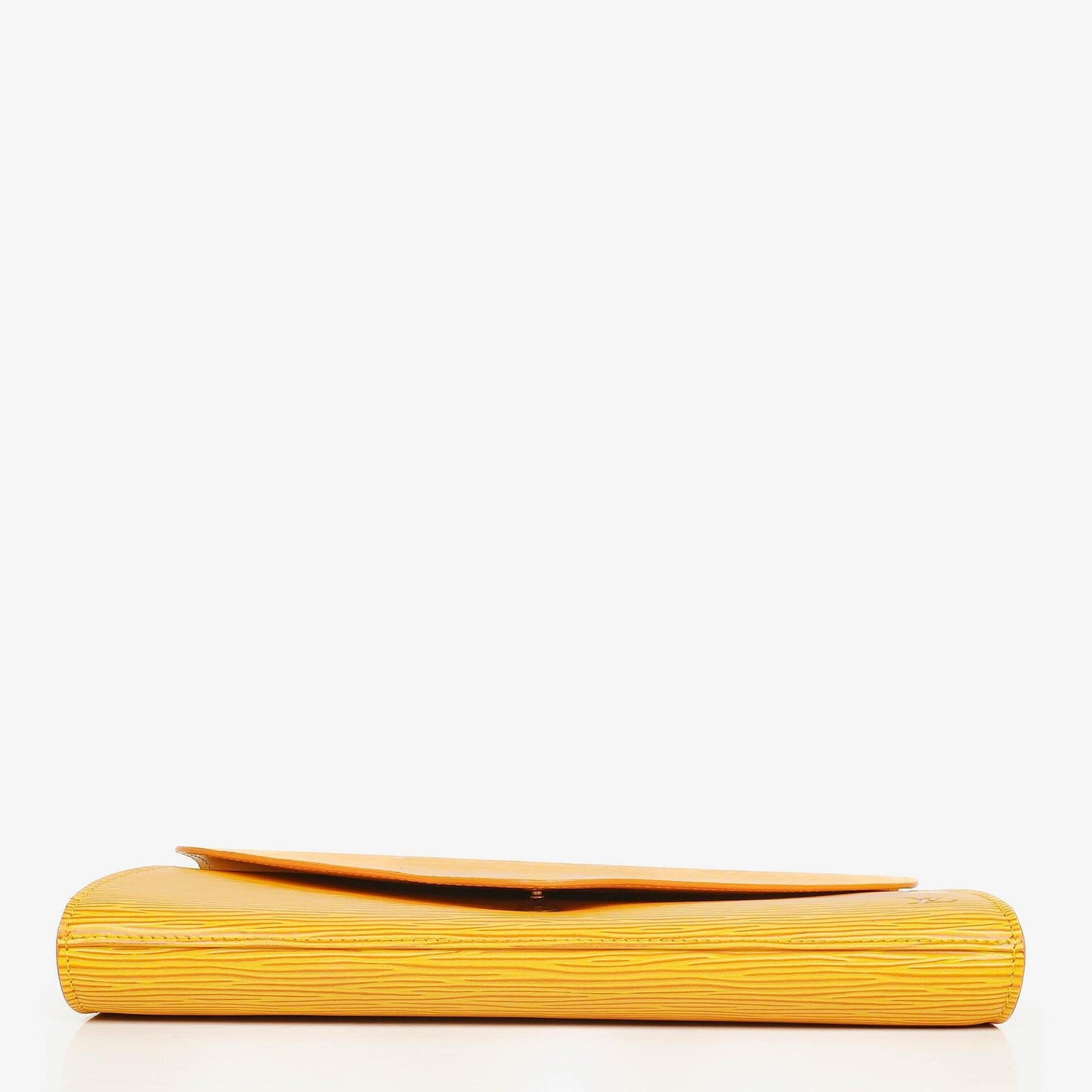 Louis Vuitton Art-Deco Yellow EPI Leather Clutch Bag