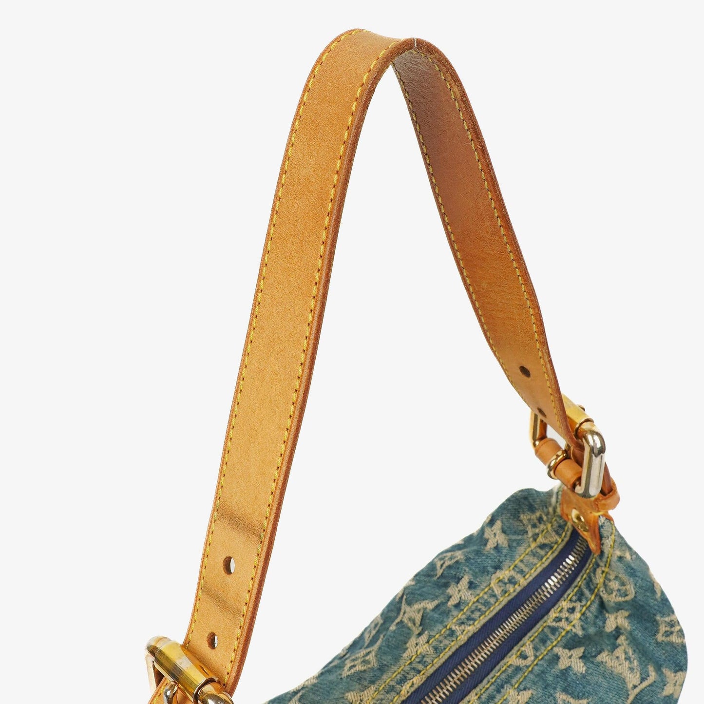 Louis Vuitton Baggy GM Monogram Denim Shoulder Bag