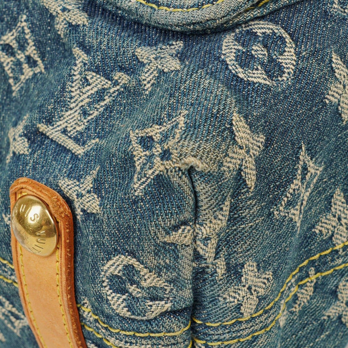 Louis Vuitton Baggy GM Monogram Denim Shoulder Bag