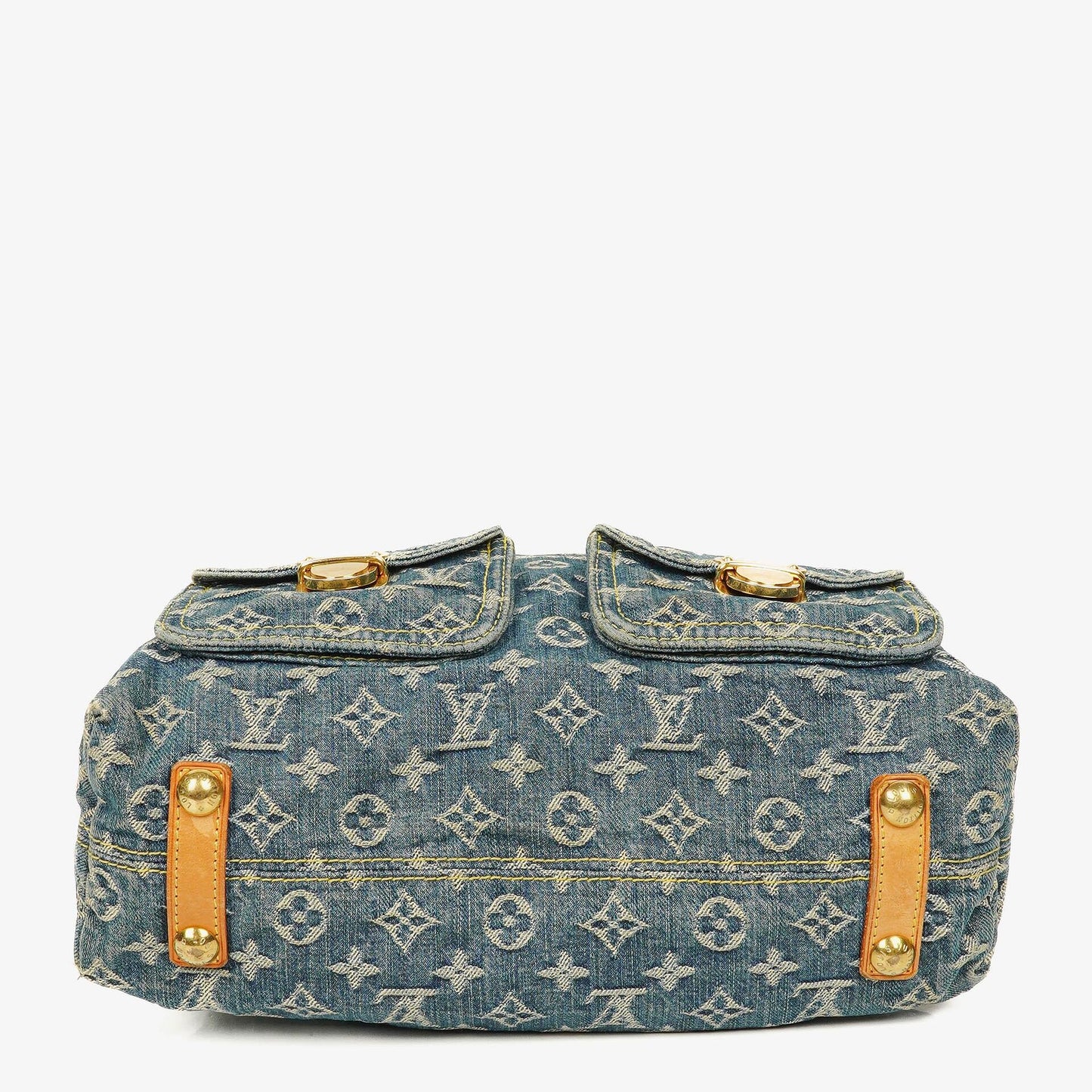 Louis Vuitton Baggy GM Monogram Denim Shoulder Bag
