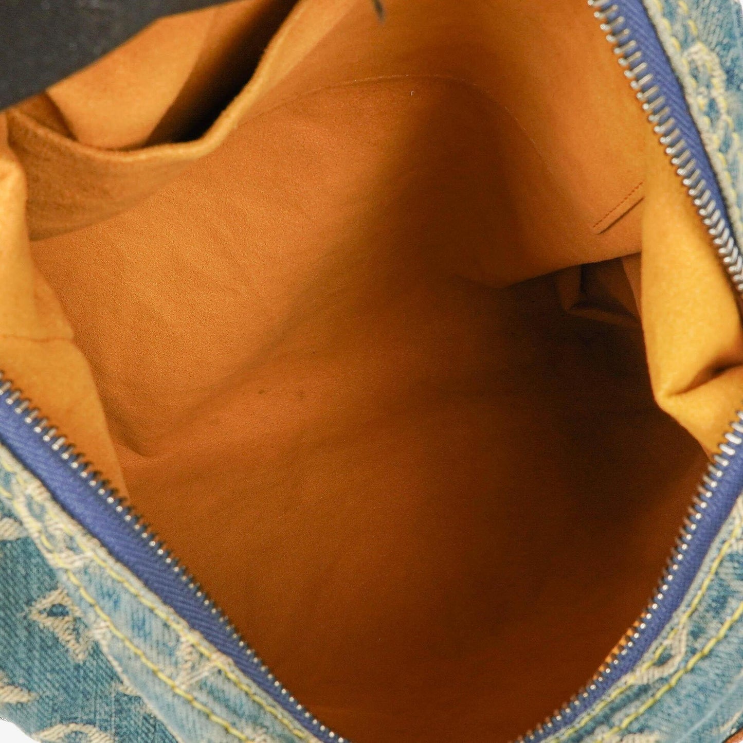 Louis Vuitton Baggy GM Monogram Denim Shoulder Bag