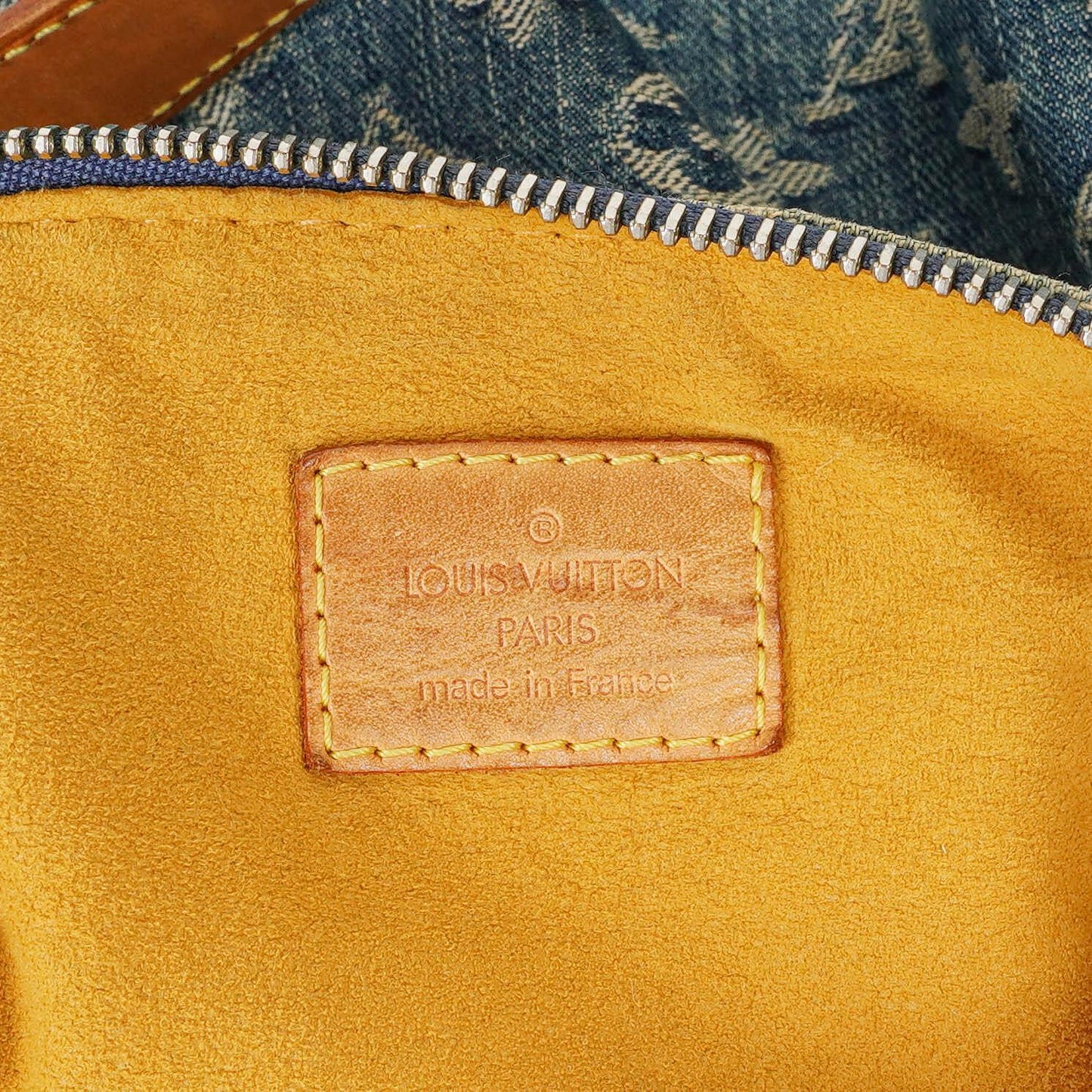 Louis Vuitton Baggy GM Monogram Denim Shoulder Bag