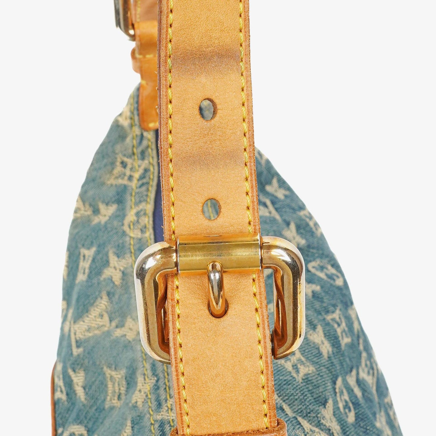 Louis Vuitton Baggy GM Monogram Denim Shoulder Bag