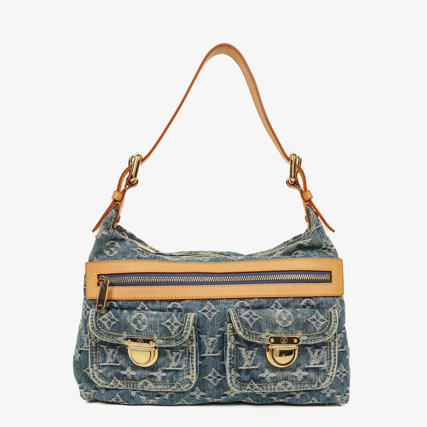 Louis Vuitton Baggy PM Monogram Denim Shoulder Bag