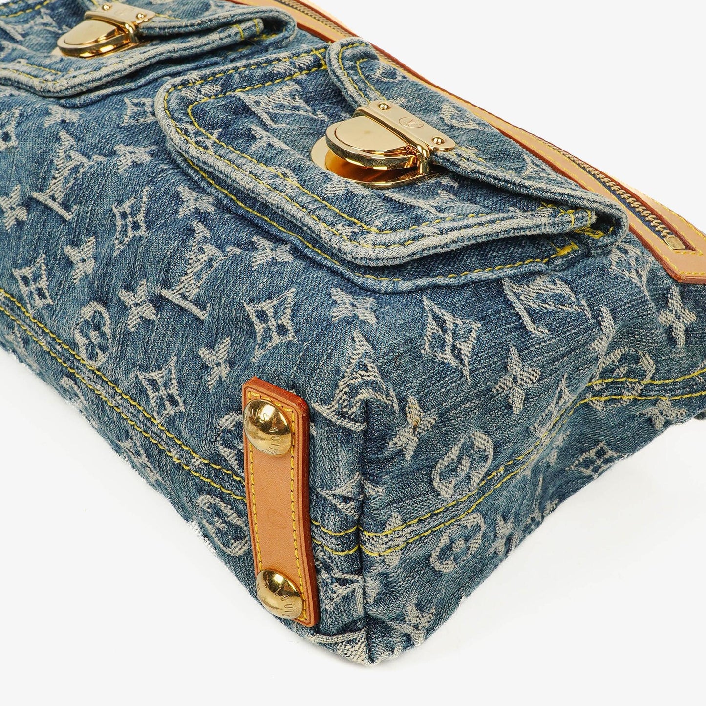 Louis Vuitton Baggy PM Monogram Denim Shoulder Bag
