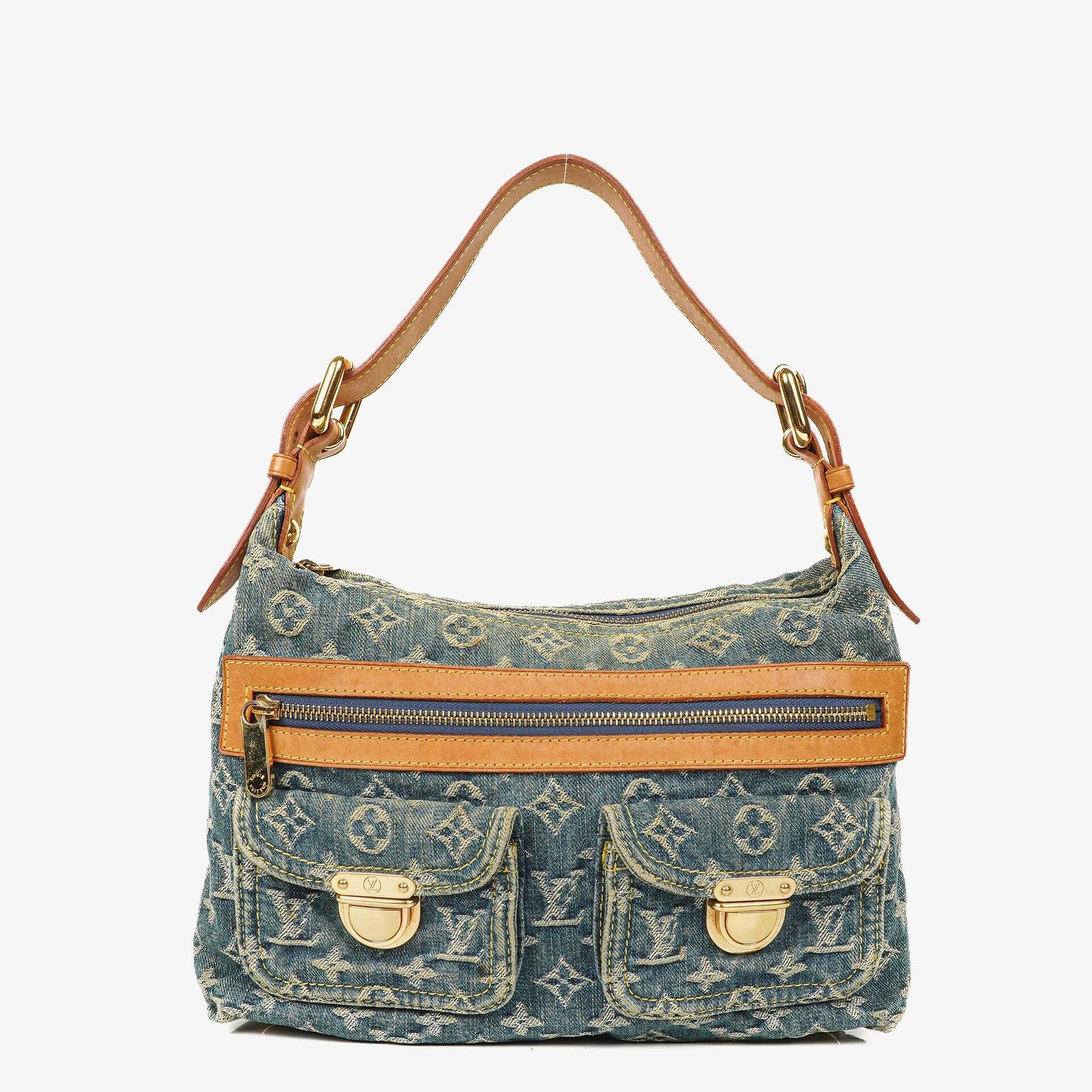 Louis Vuitton Baggy PM Monogram Denim Shoulder Bag