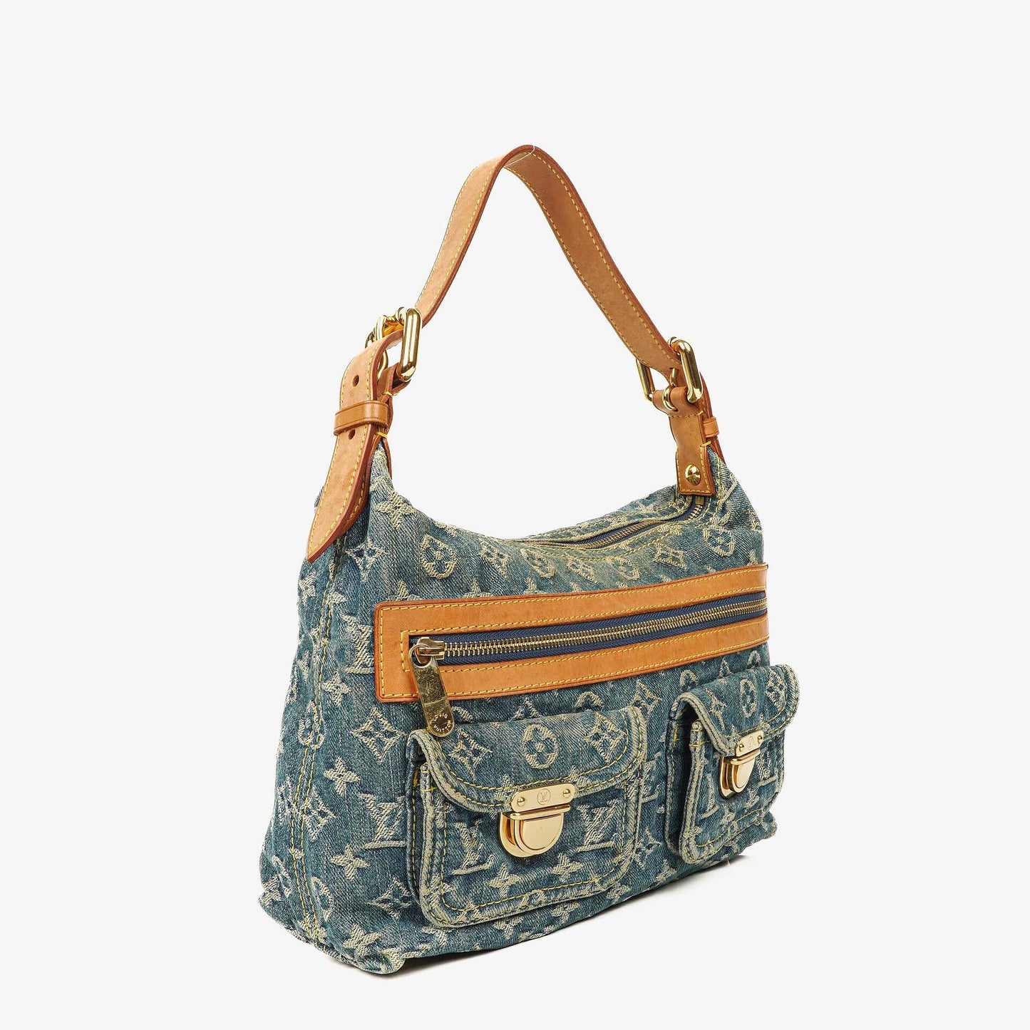 Louis Vuitton Baggy PM Monogram Denim Shoulder Bag