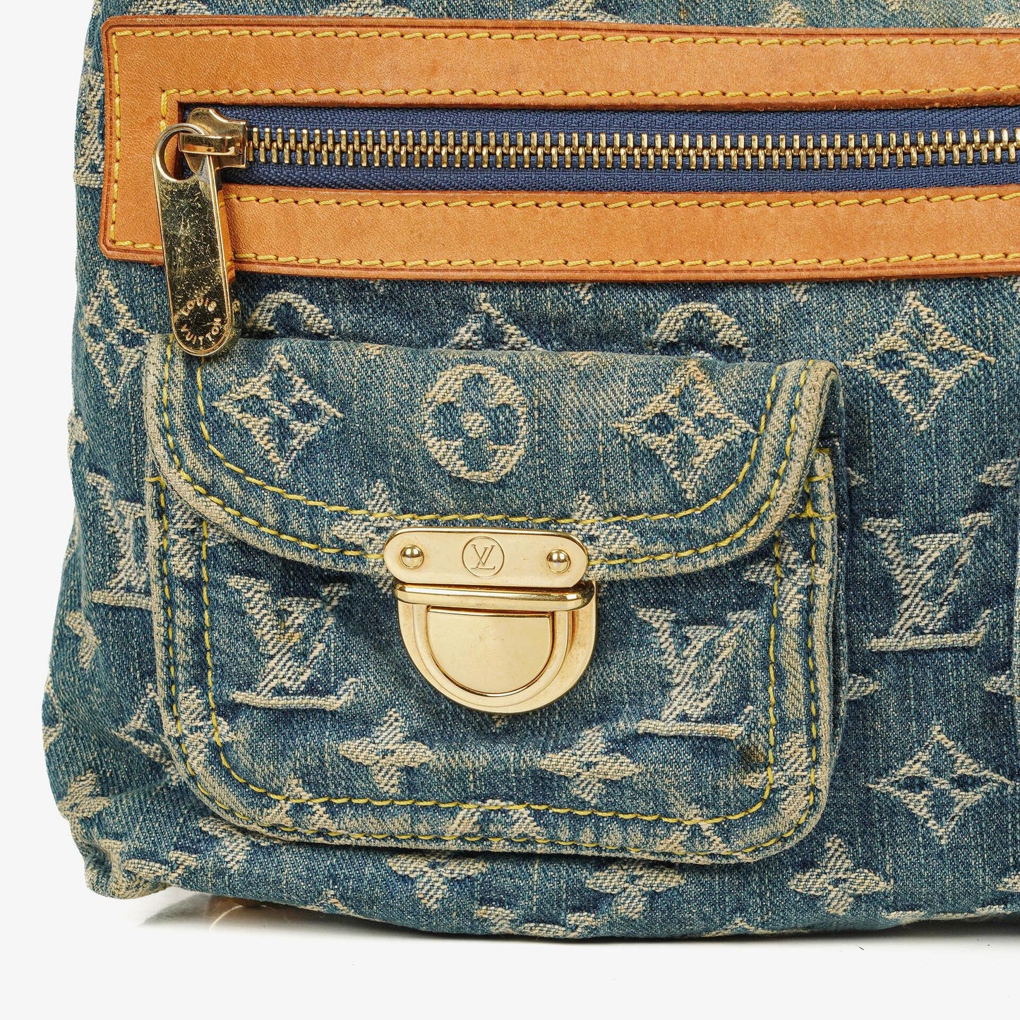 Louis Vuitton Baggy PM Monogram Denim Shoulder Bag