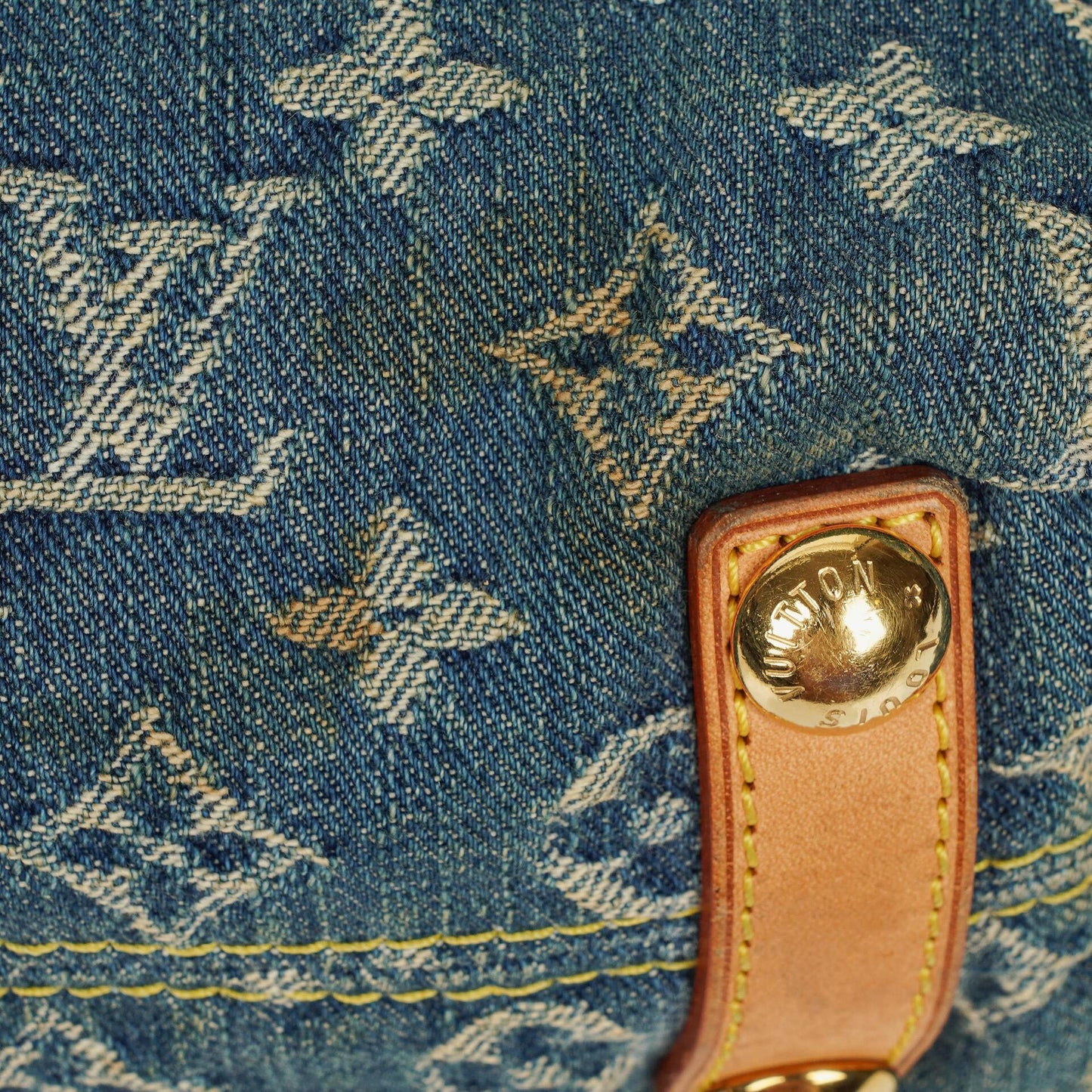 Louis Vuitton Baggy PM Monogram Denim Shoulder Bag