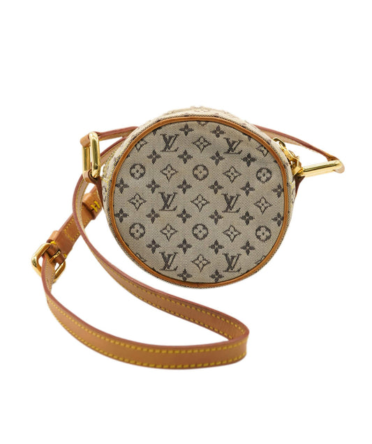 Louis Vuitton Grey/Blue Mini Lin Jeannie PM Crossbody Bag ALC2295