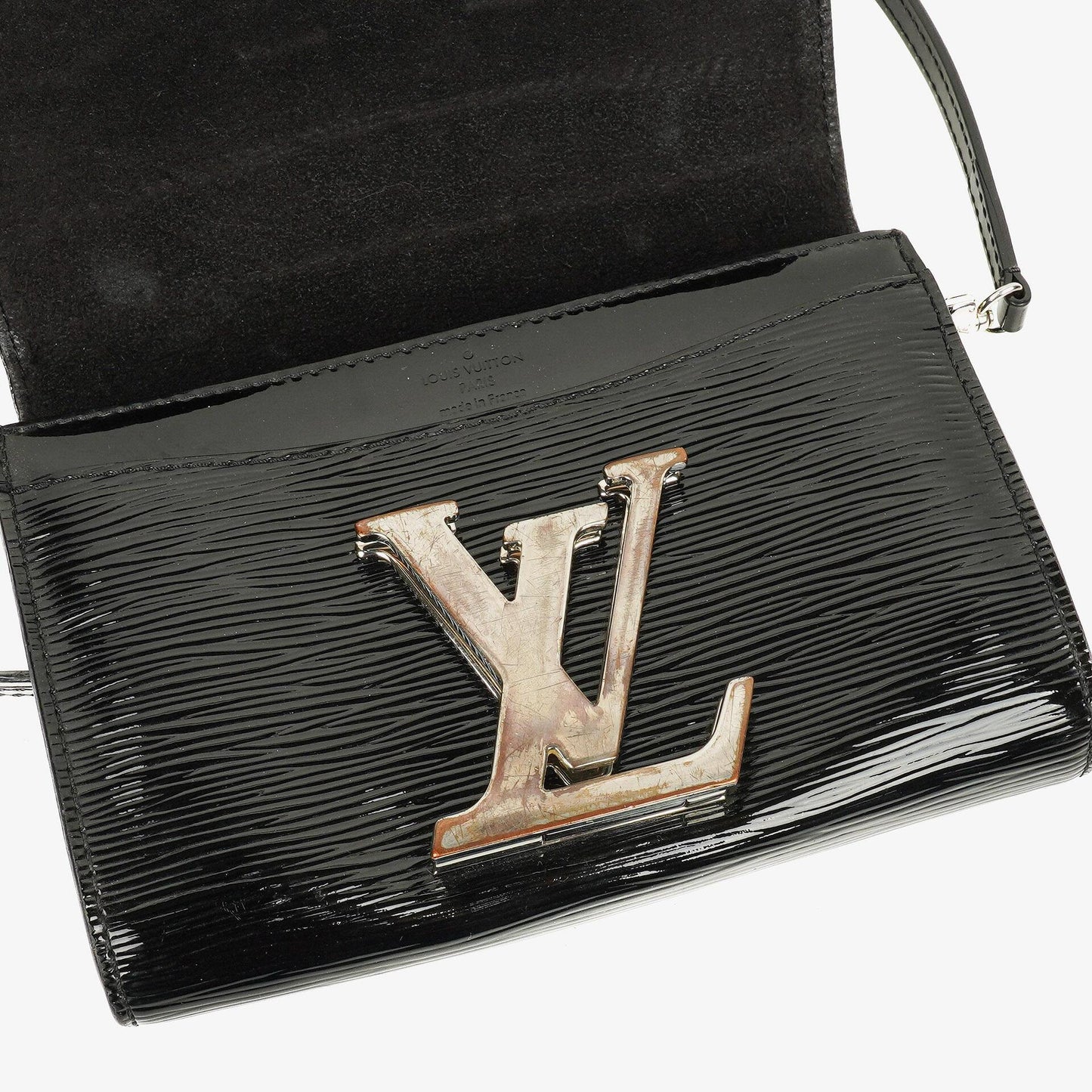 Louis Vuitton Black Electric Epi Leather Louise PM Bag