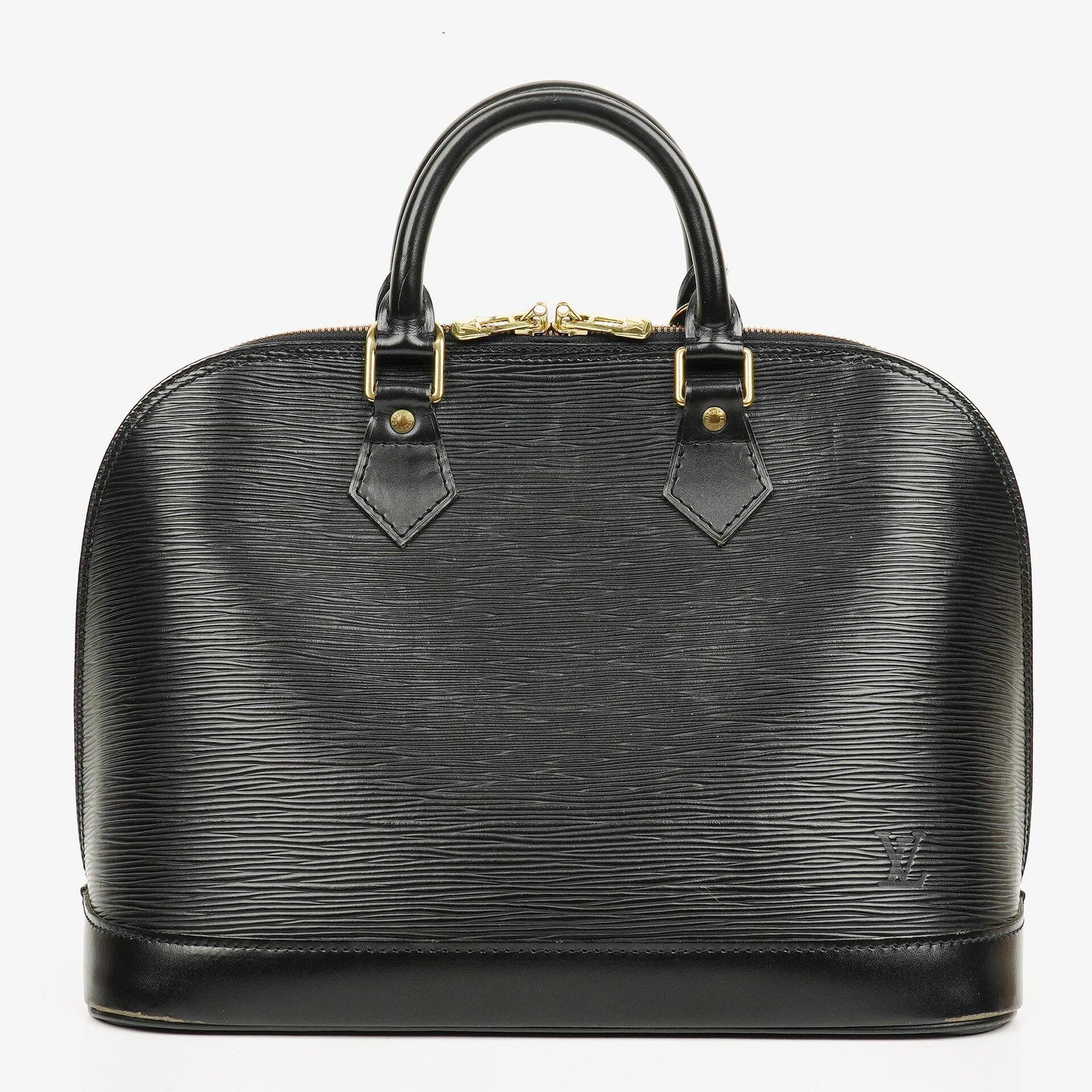 Louis Vuitton Black Epi Leather Alma PM Handbag