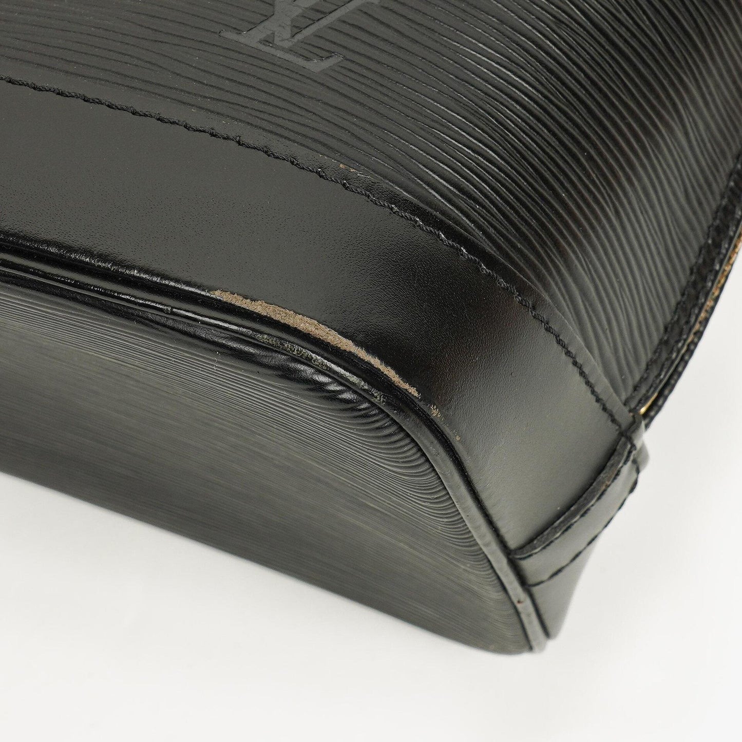 Louis Vuitton Black Epi Leather Alma PM Handbag