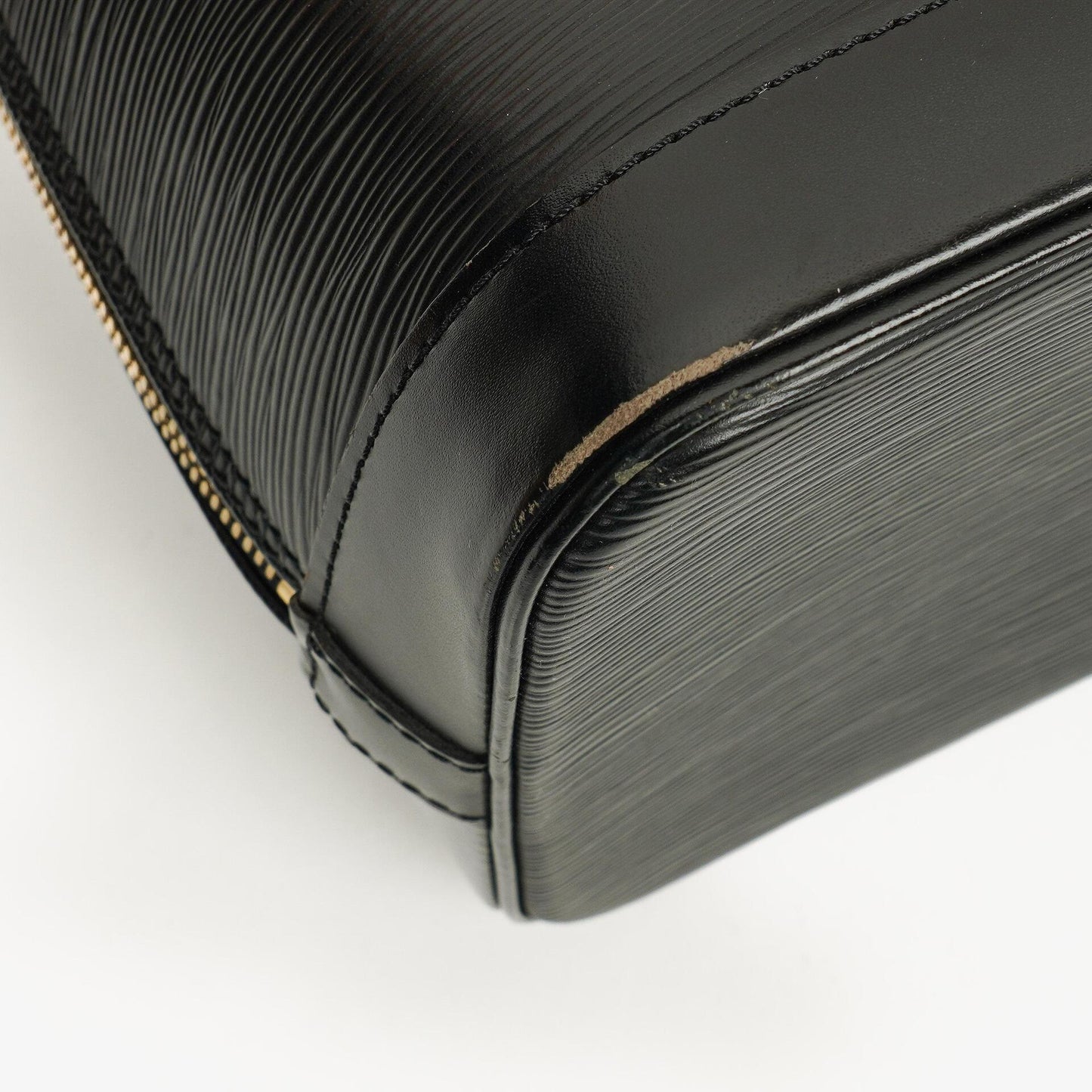 Louis Vuitton Black Epi Leather Alma PM Handbag