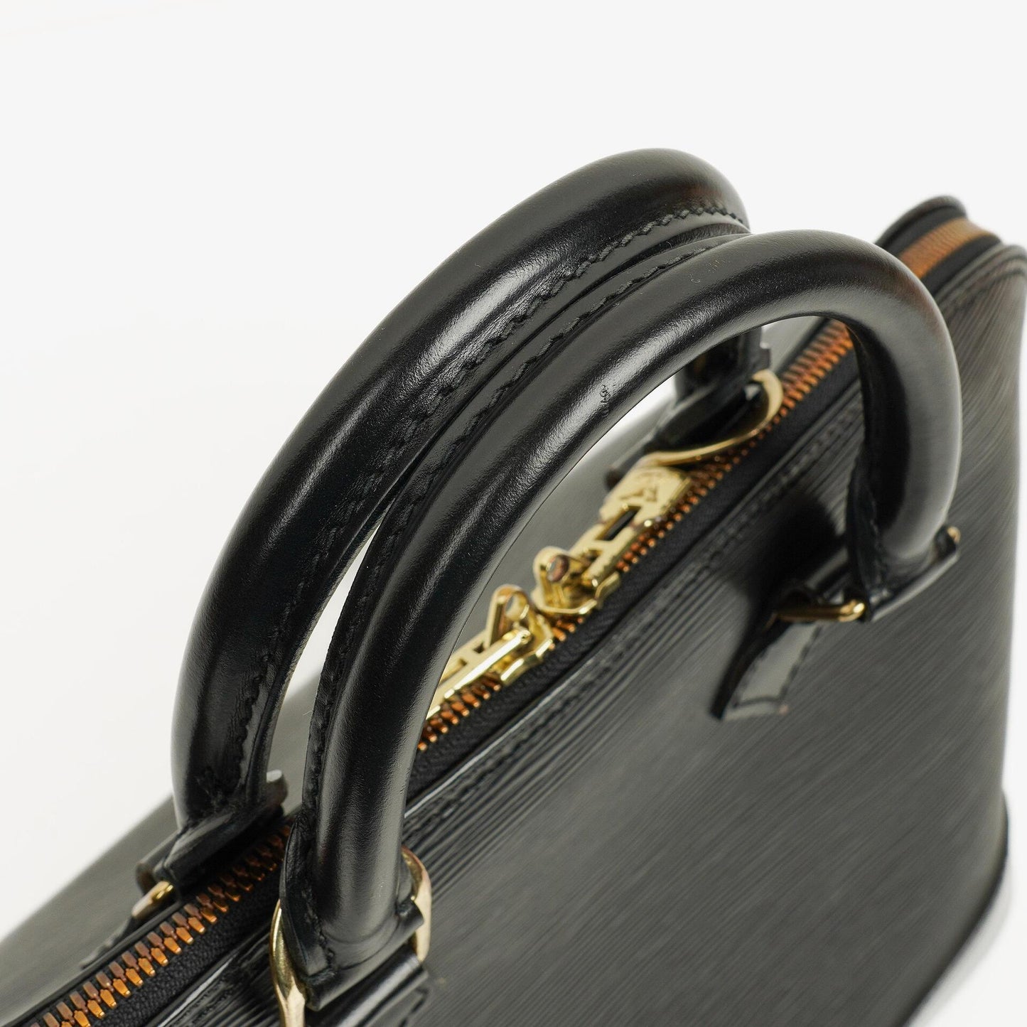 Louis Vuitton Black Epi Leather Alma PM Handbag
