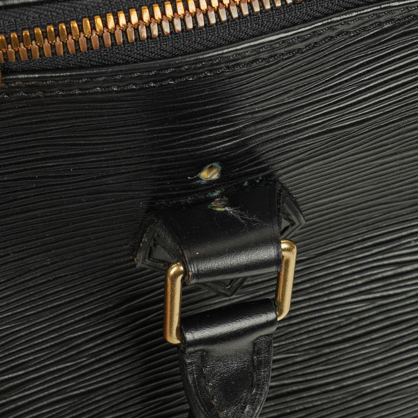 Louis Vuitton Black Epi Leather Alma PM Handbag