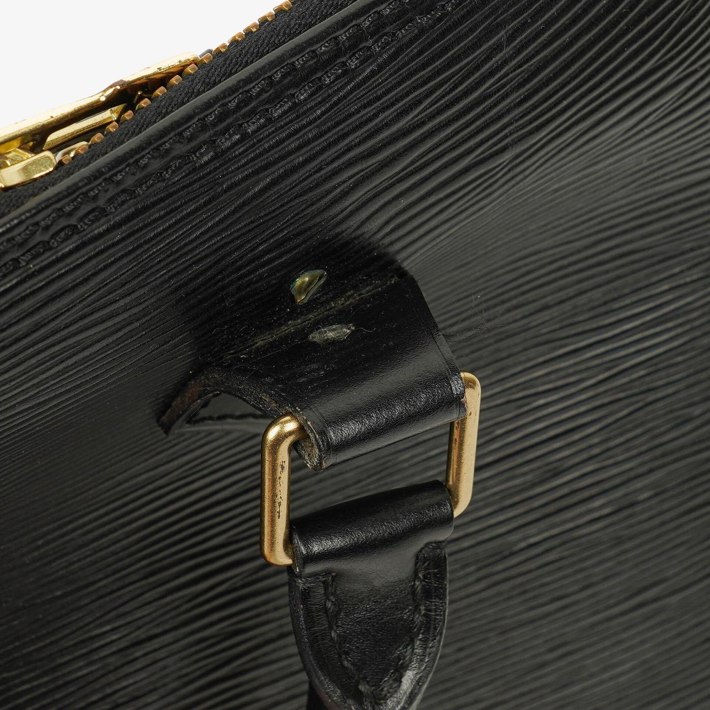 Louis Vuitton Black Epi Leather Alma PM Handbag