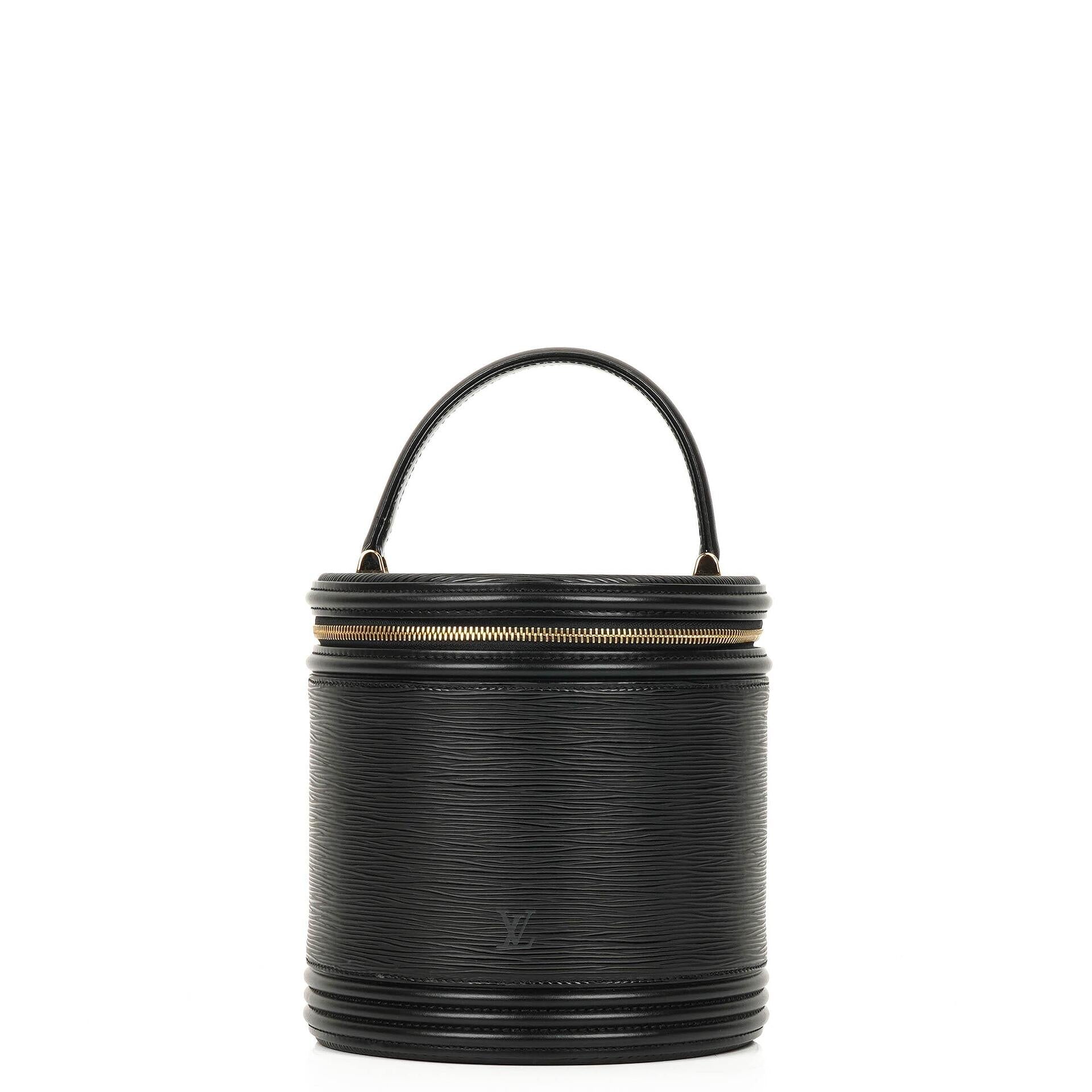 Louis Vuitton Black Epi Leather Cannes Handbag