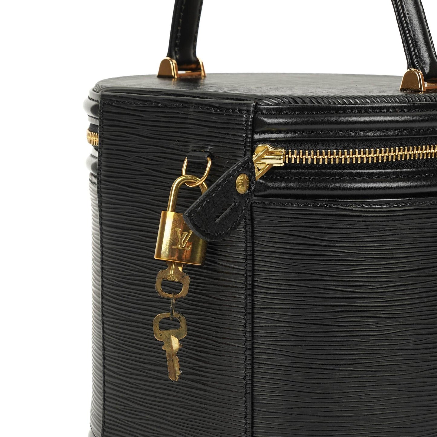 Louis Vuitton Black Epi Leather Cannes Handbag