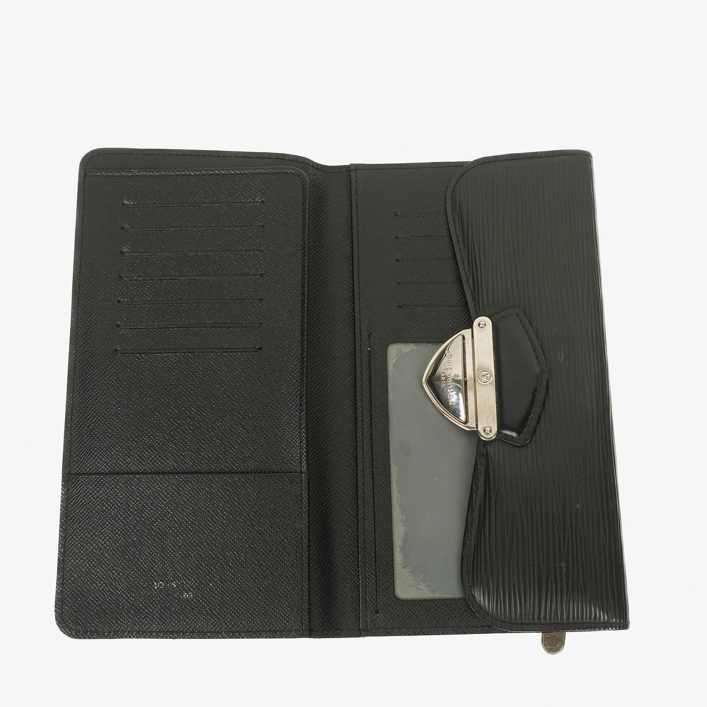 Louis Vuitton Black Epi Leather Eugenie Wallet