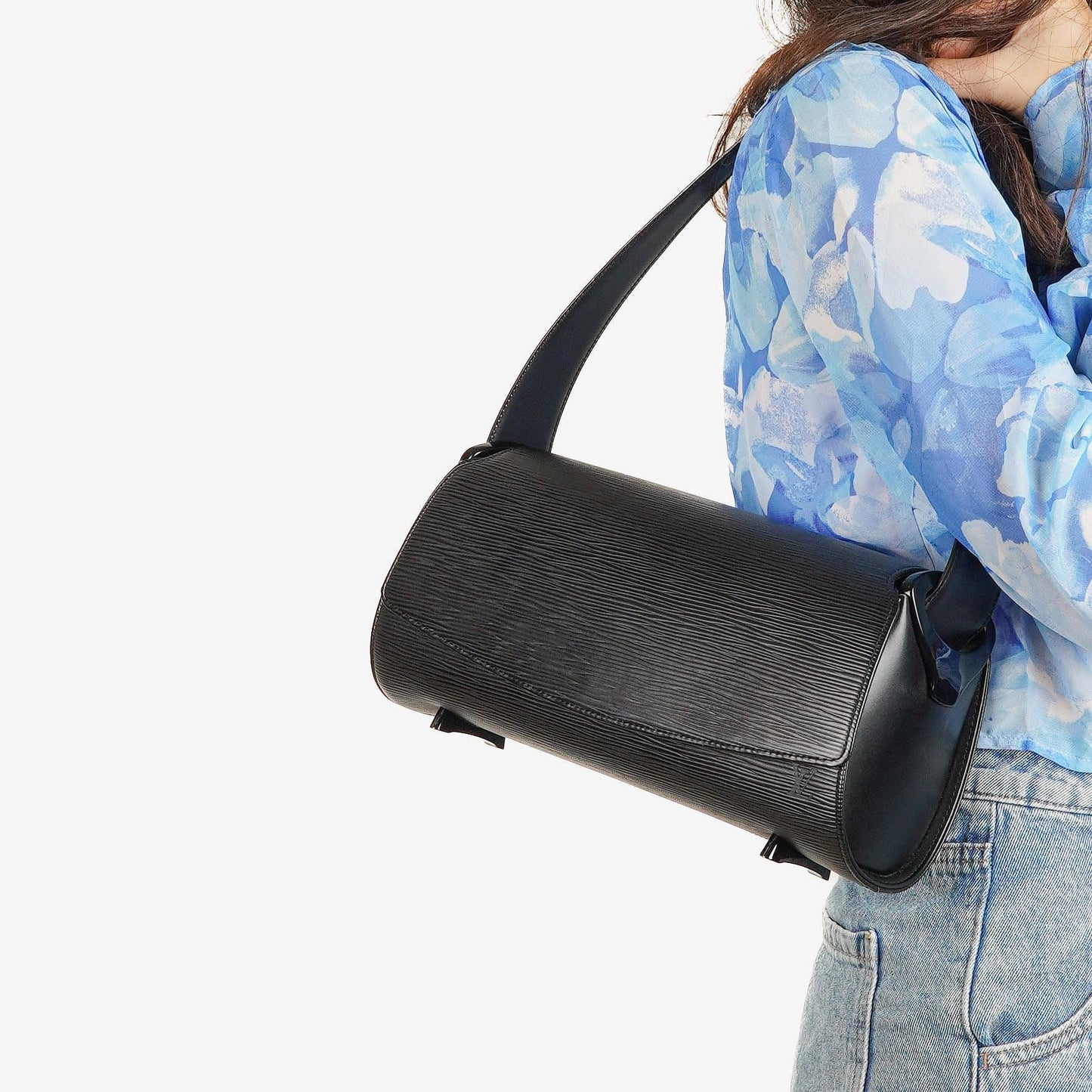 Louis Vuitton Black Epi Leather Nocturne GM Bag