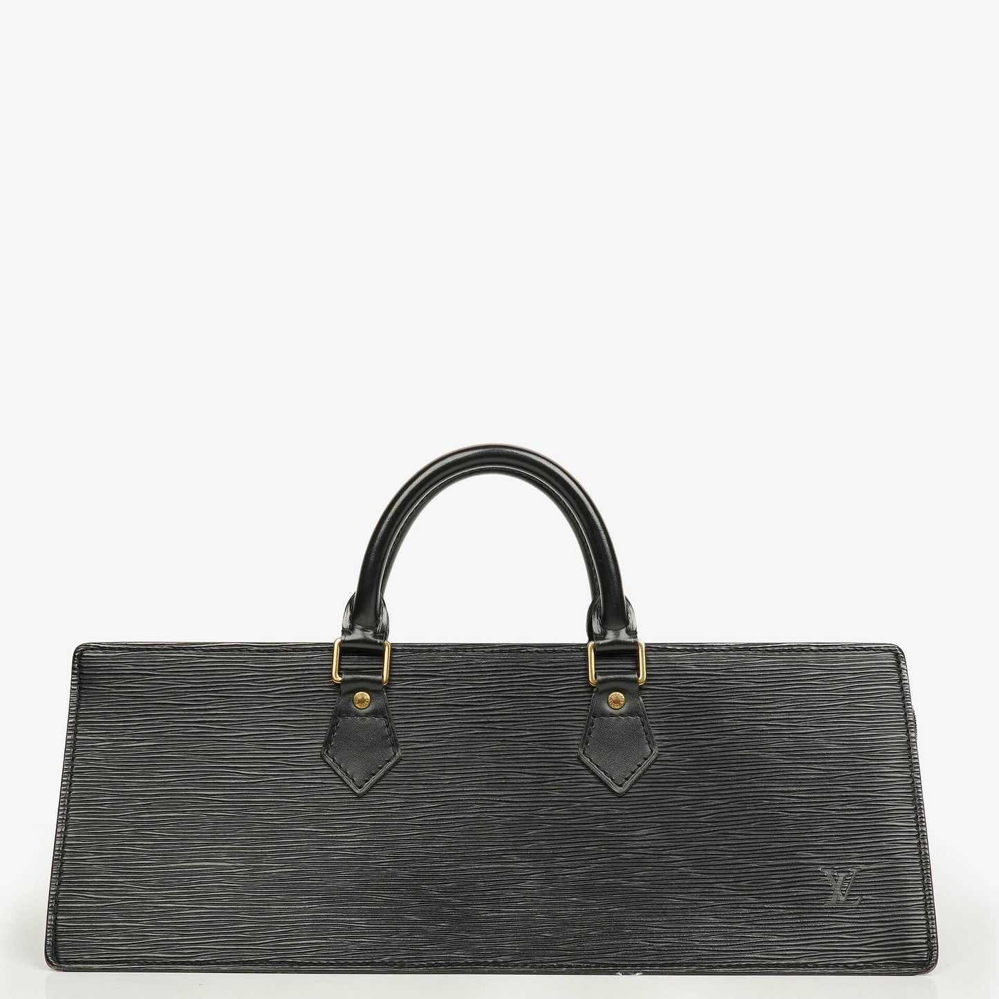 Louis Vuitton Black EPI Leather Sac Triangle Bag