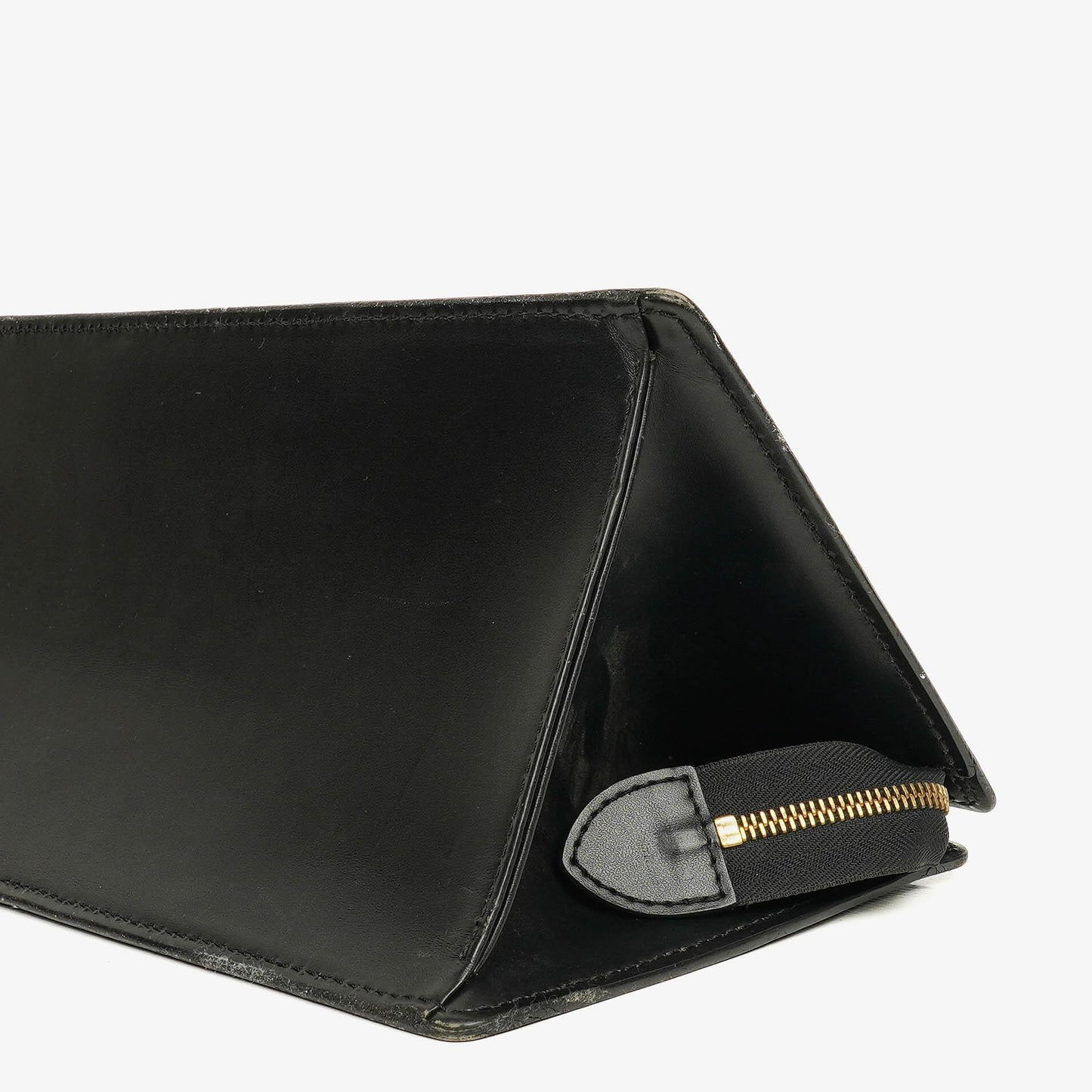 Louis Vuitton Black EPI Leather Sac Triangle Bag