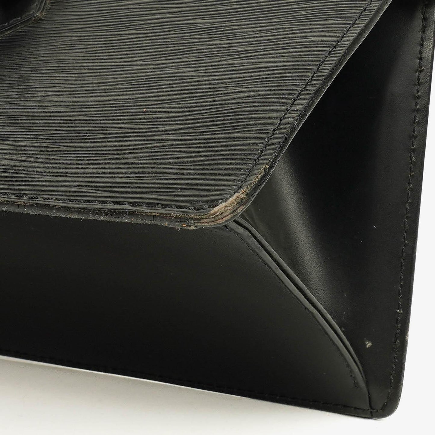 Louis Vuitton Black EPI Leather Sac Triangle Bag
