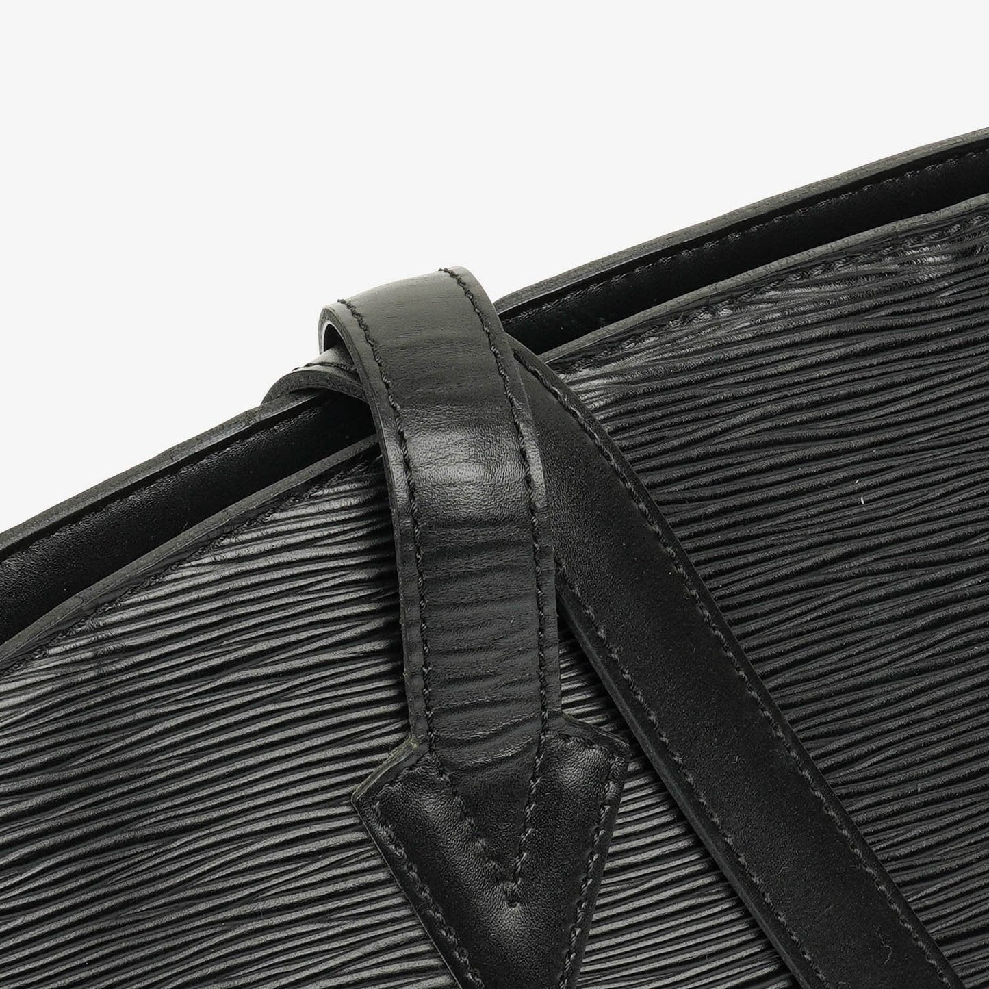 Louis Vuitton Black EPI Leather Saint Jacques GM Shoulder Bag