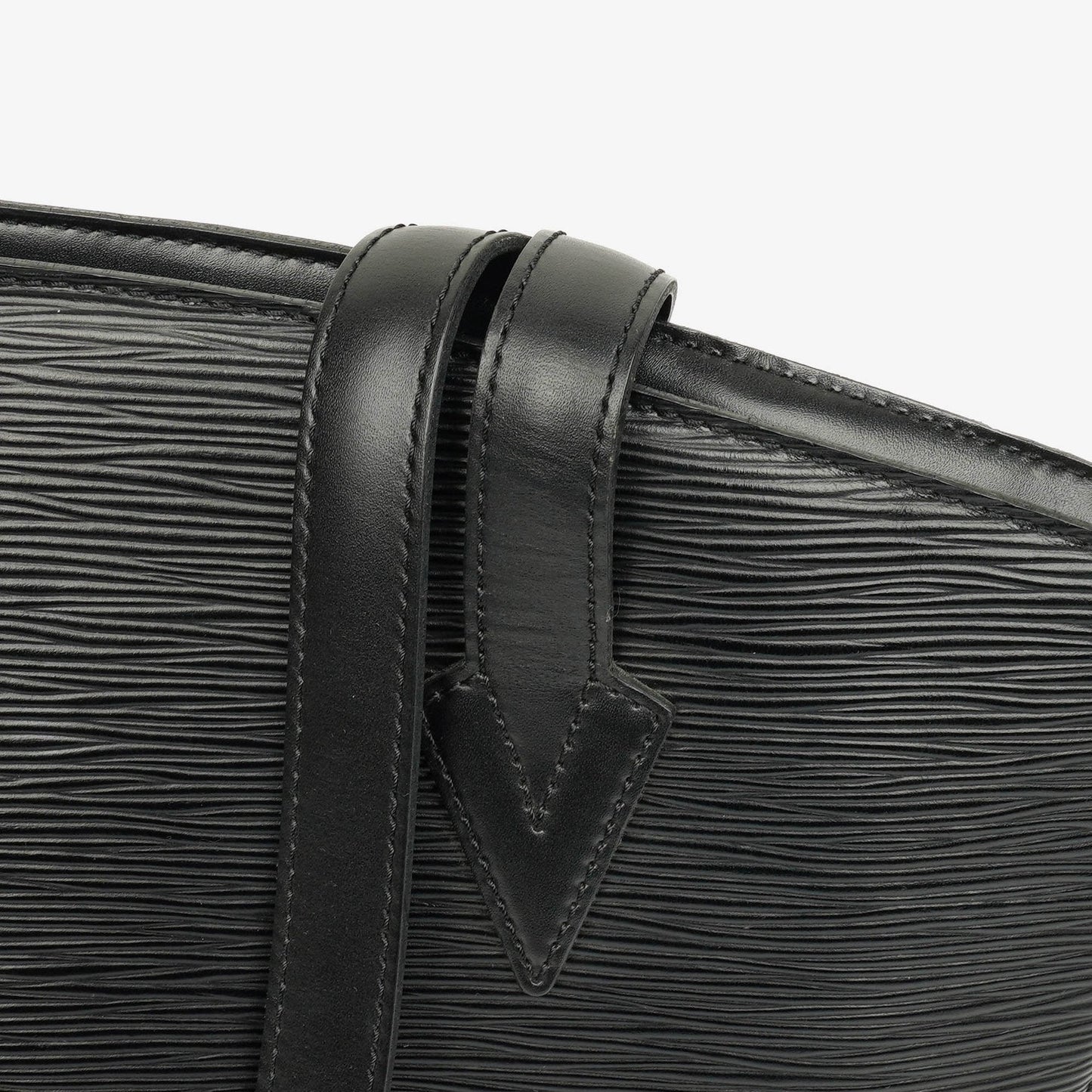 Louis Vuitton Black EPI Leather Saint Jacques GM Shoulder Bag